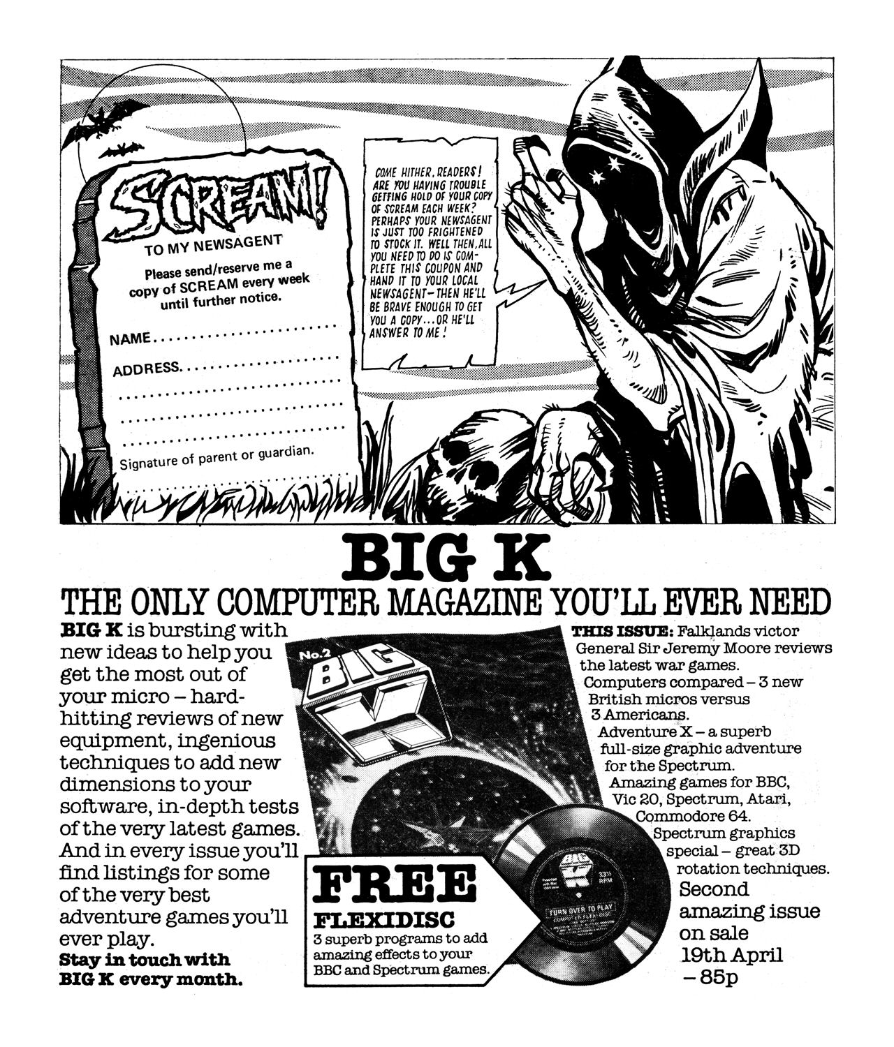 Read online Scream! (1984) comic -  Issue #4 - 23