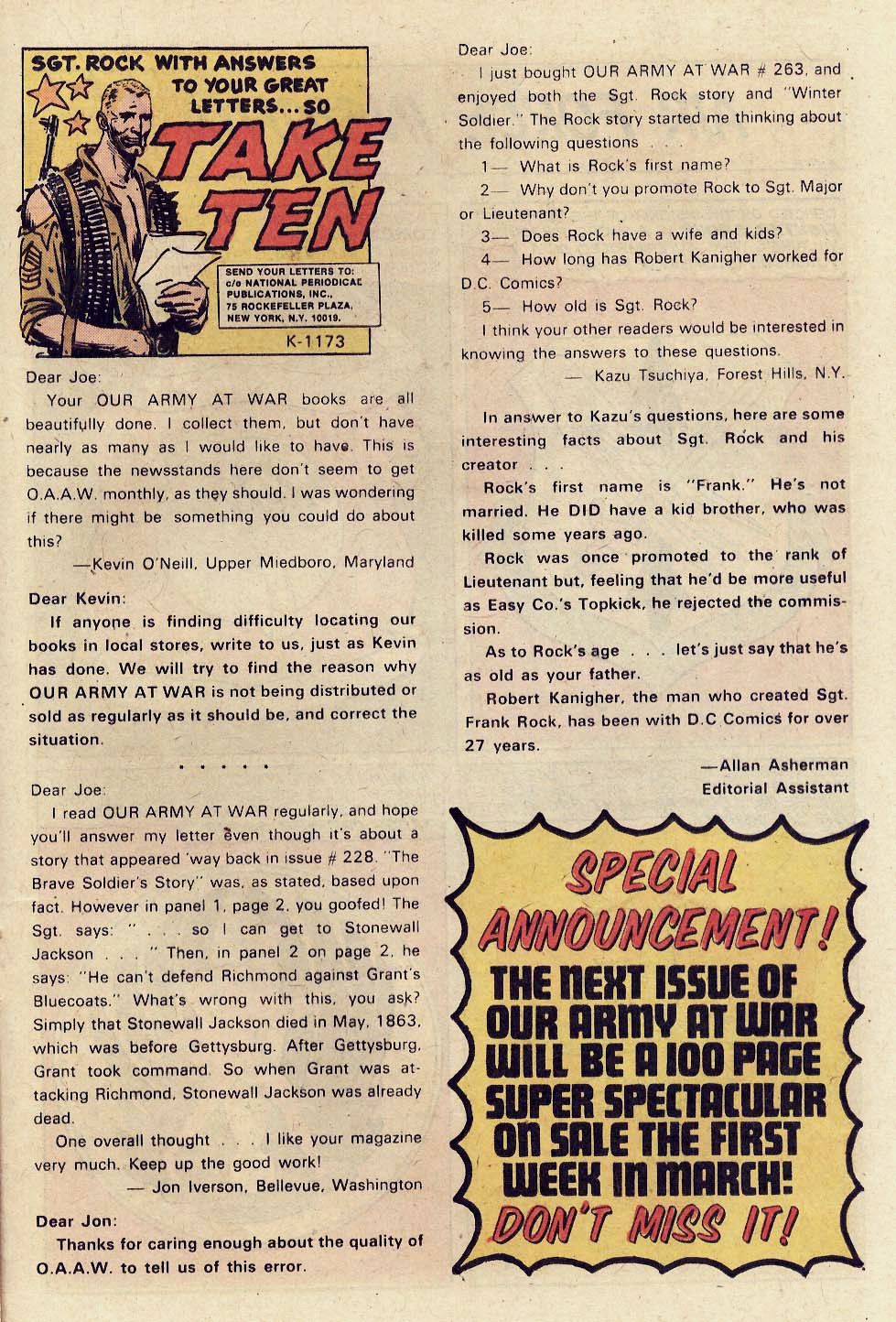 Read online Our Army at War (1952) comic -  Issue #268 - 19