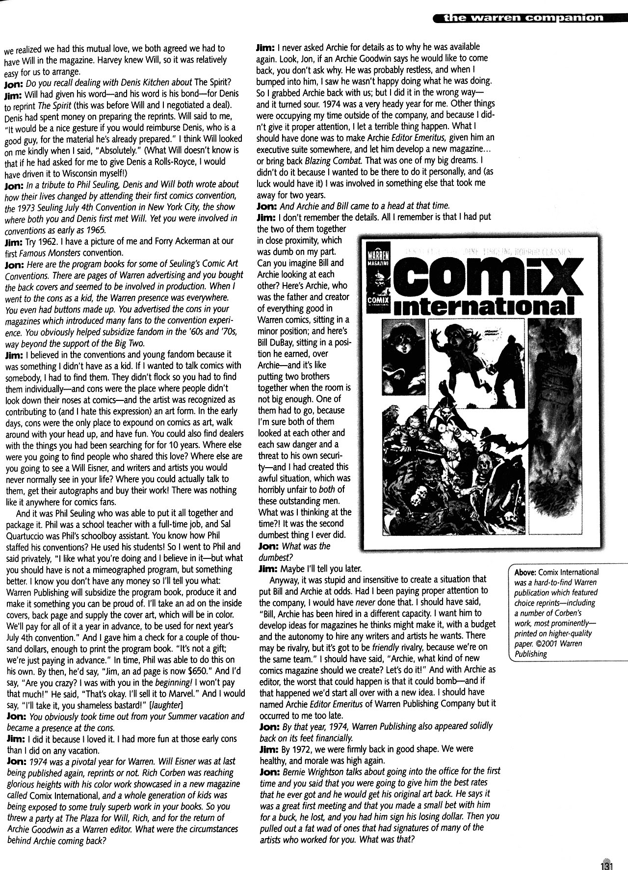 Read online Warren Companion comic -  Issue # TPB (Part 2) - 32