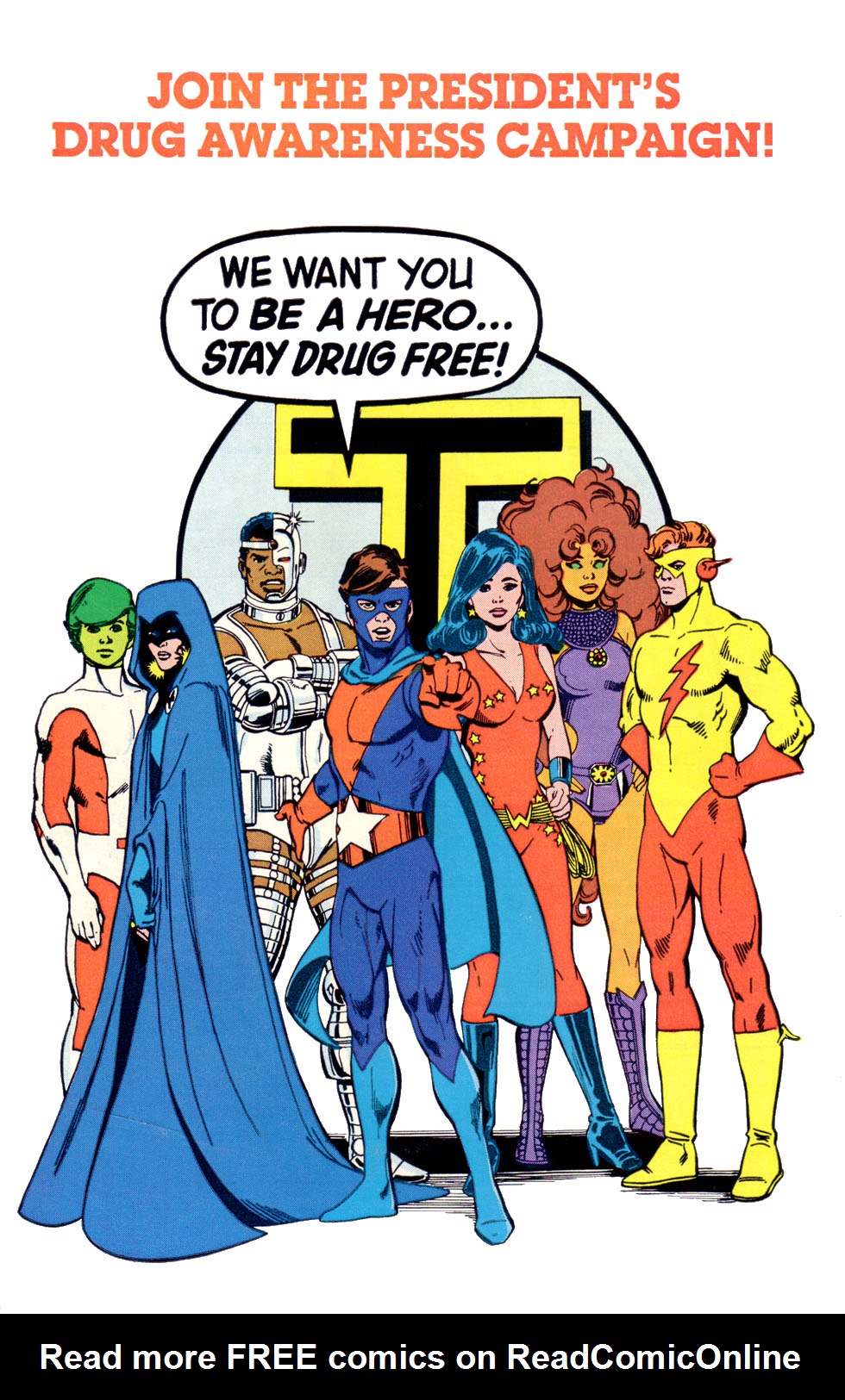 Read online The New Teen Titans (Drug Awareness Specials) comic -  Issue #1 - 36