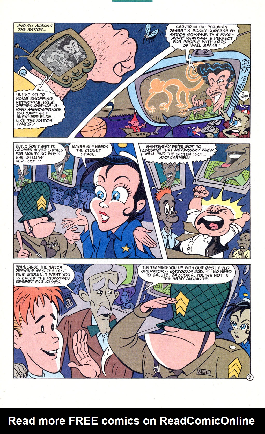 Read online Where In The World Is Carmen Sandiego? comic -  Issue #1 - 9