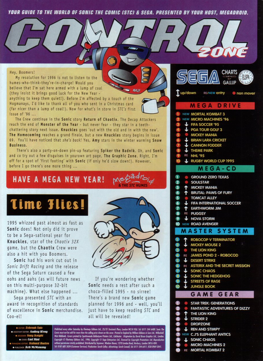 Read online Sonic the Comic comic -  Issue #68 - 2
