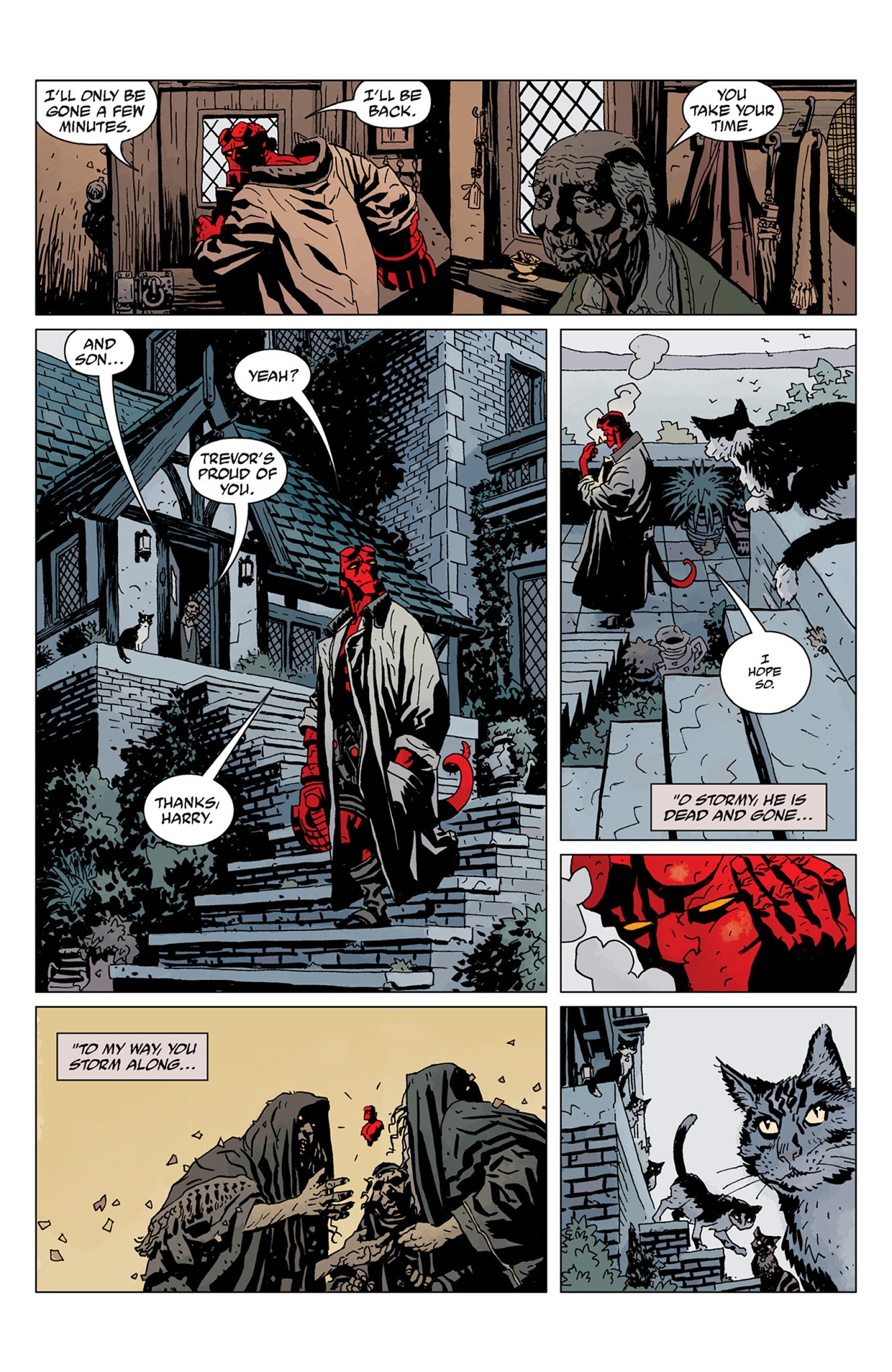 Read online Hellboy: Darkness Calls comic -  Issue # TPB - 22