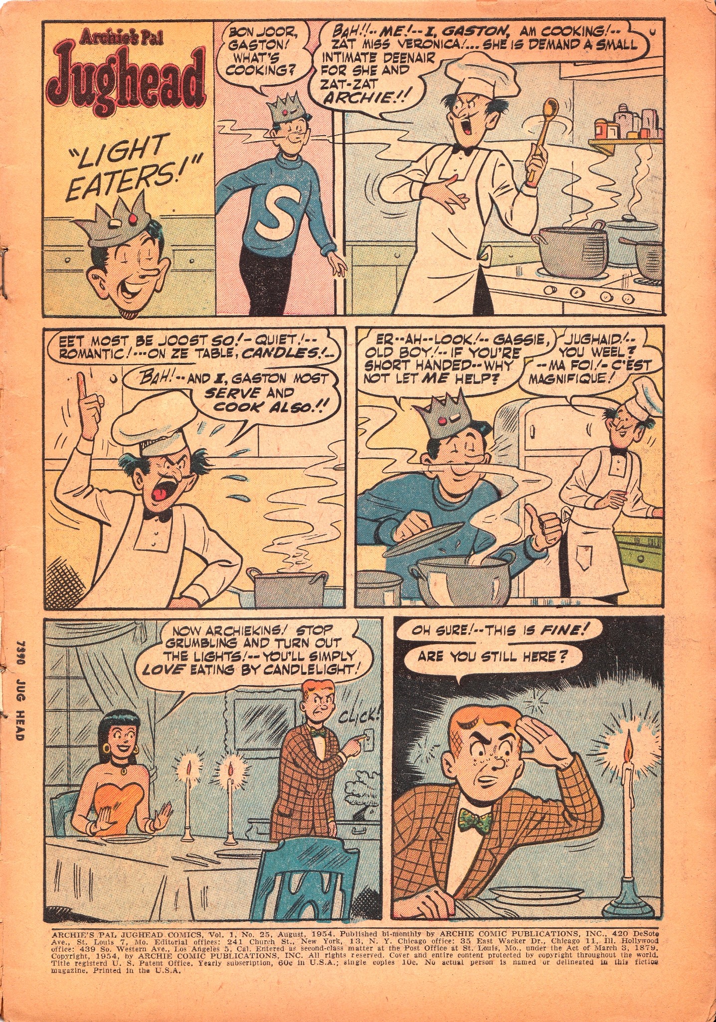 Read online Archie's Pal Jughead comic -  Issue #25 - 3