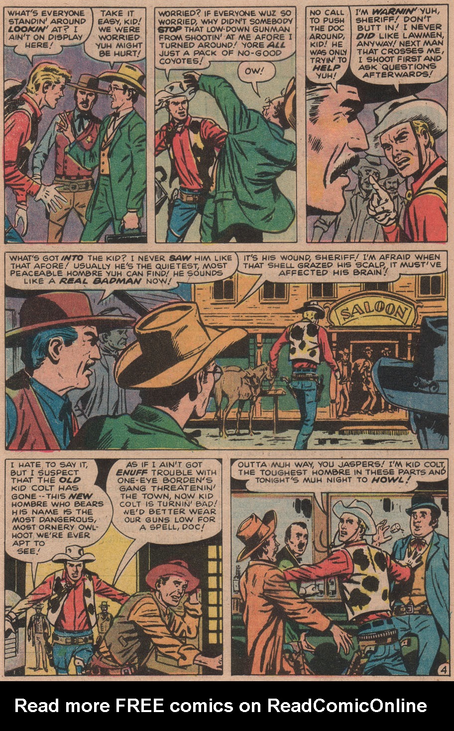 Read online Kid Colt Outlaw comic -  Issue #182 - 8