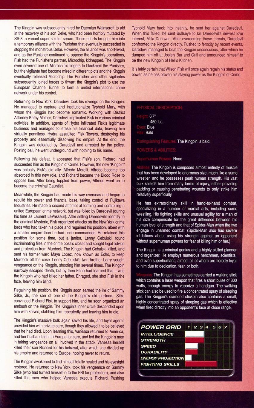 Official Handbook of the Marvel Universe: Daredevil 2004 issue Full - Page 28