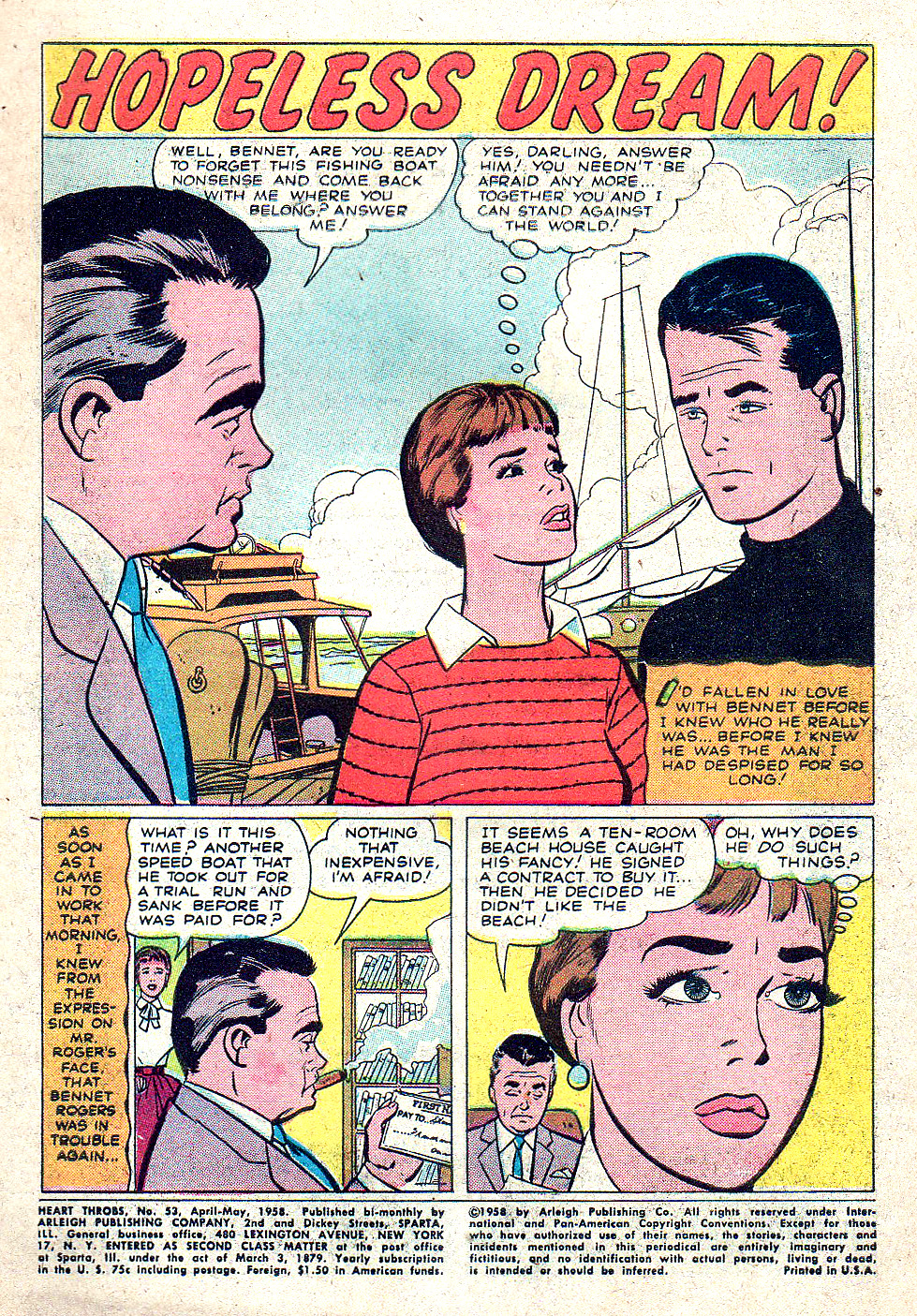 Read online Heart Throbs comic -  Issue #53 - 3
