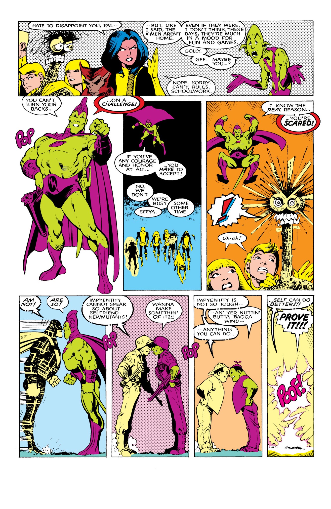 Read online New Mutants Classic comic -  Issue # TPB 7 - 129