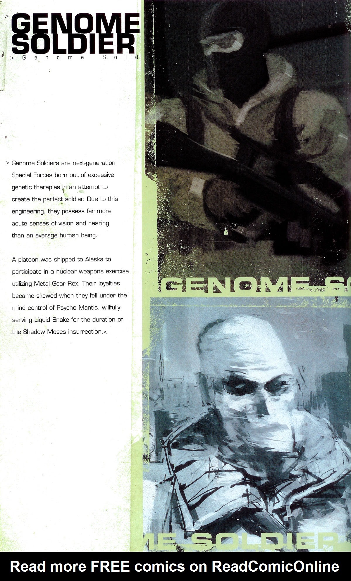 Read online Metal Gear Solid: Sons of Liberty comic -  Issue #0 - 18