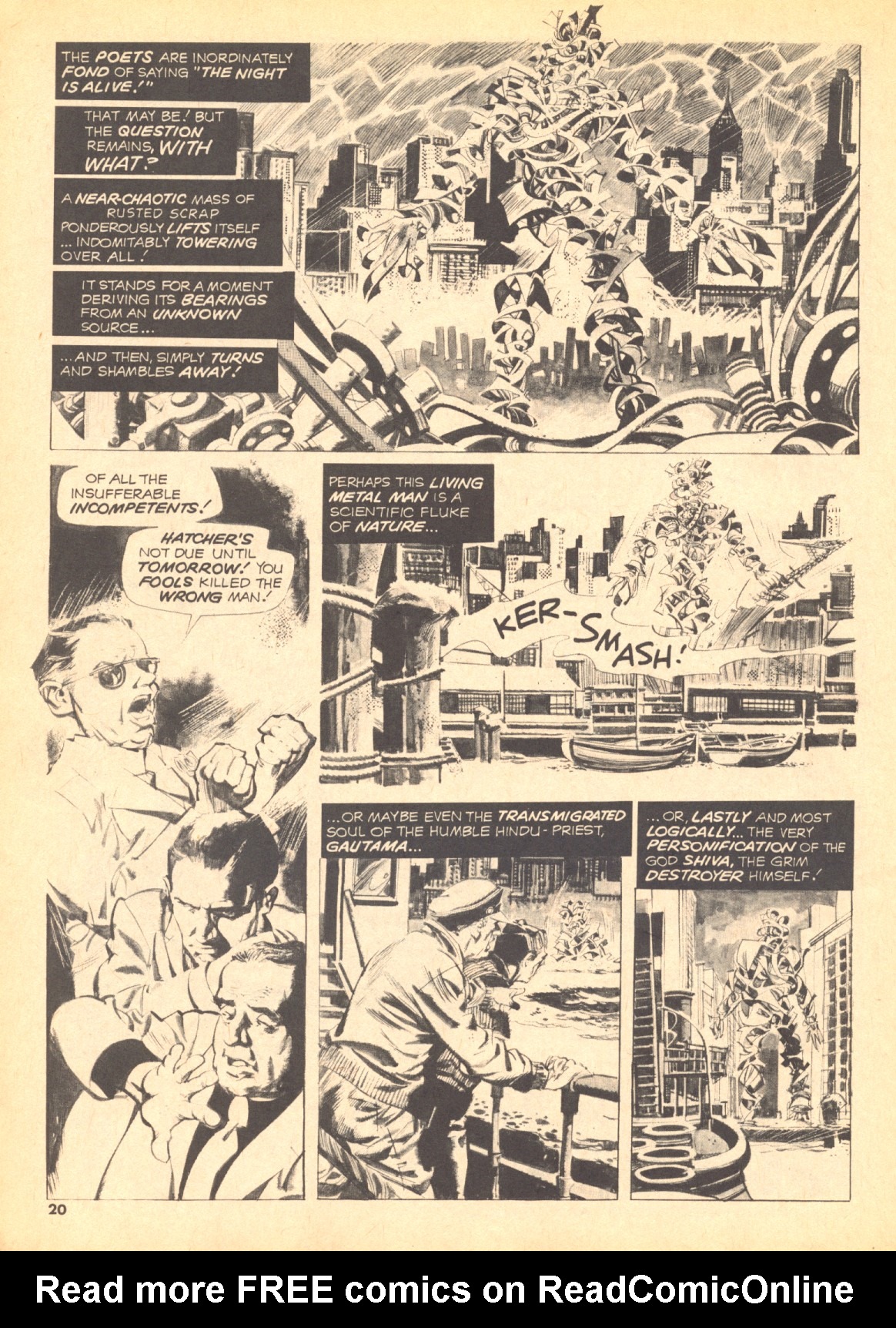 Read online Creepy (1964) comic -  Issue #61 - 20