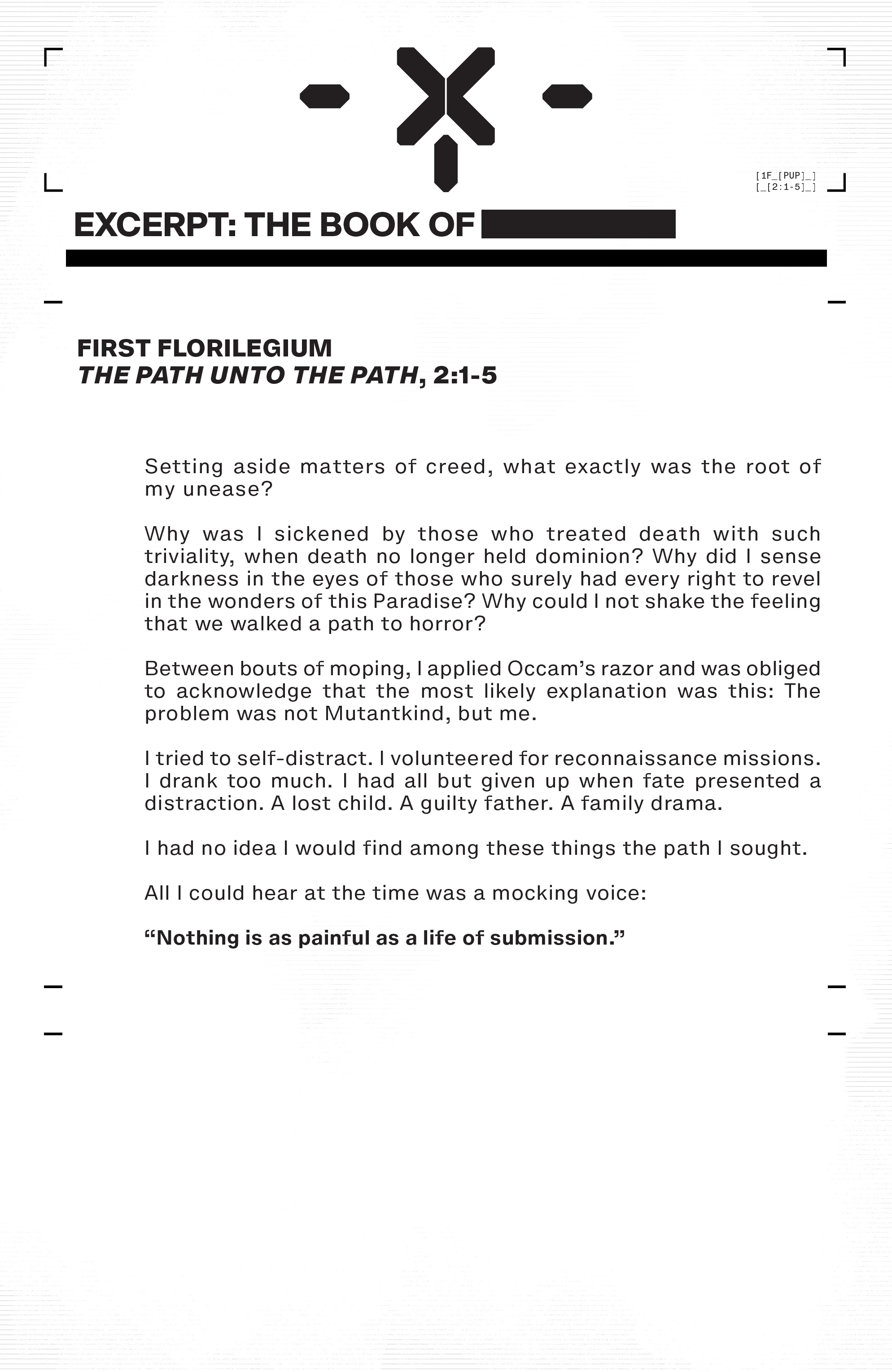 Read online Way Of X comic -  Issue #1 - 38