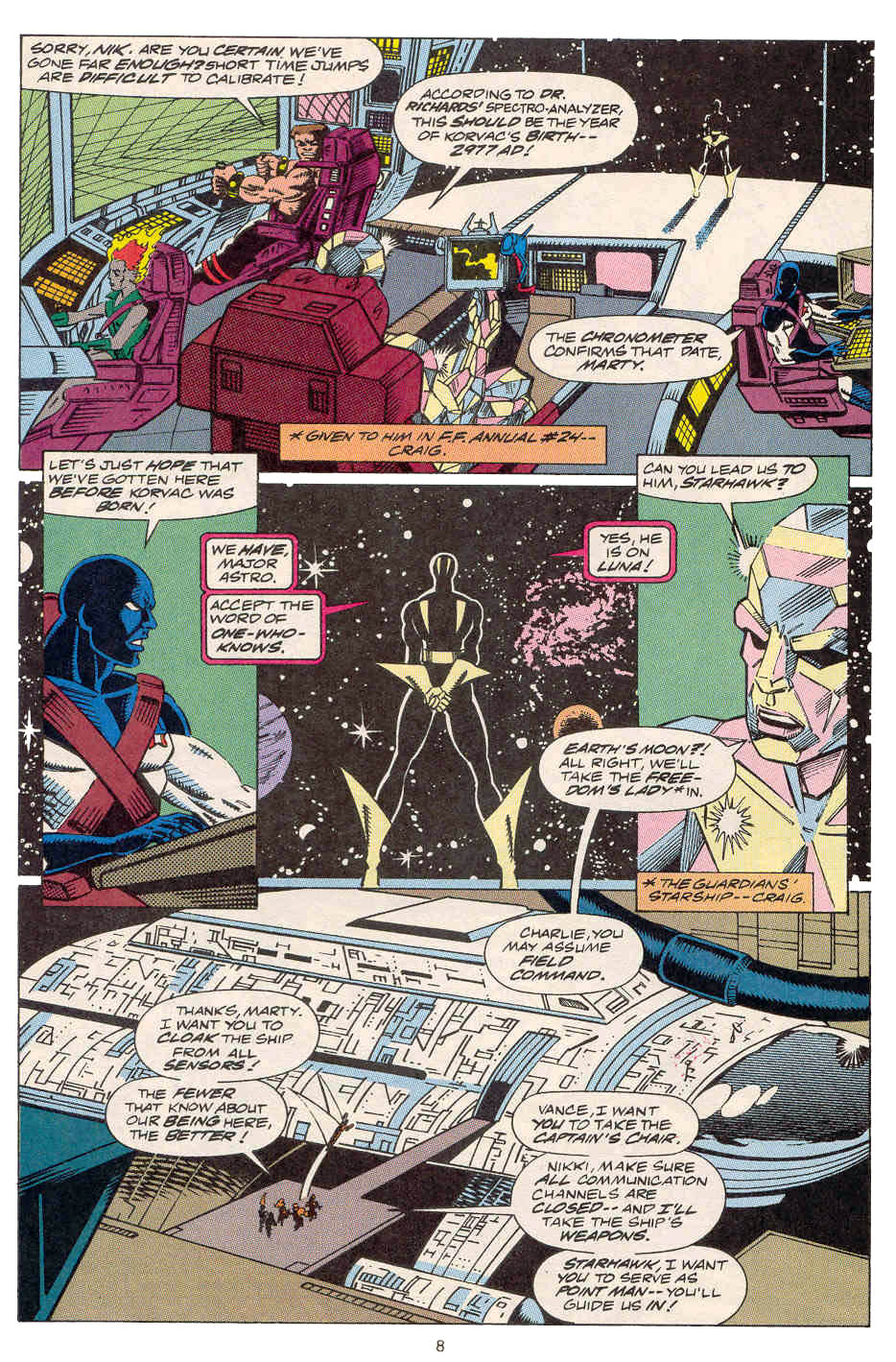 Read online Guardians of the Galaxy (1990) comic -  Issue # _Annual 1 - 7