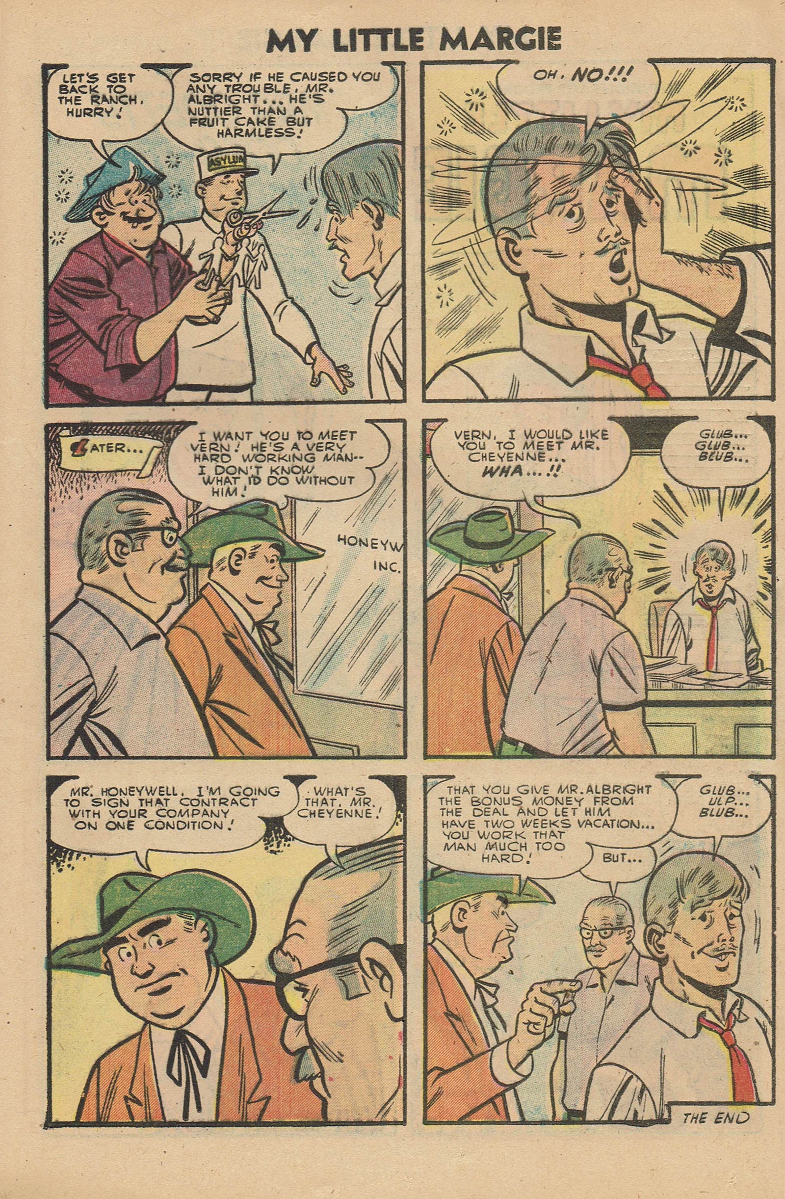Read online My Little Margie (1954) comic -  Issue #11 - 21