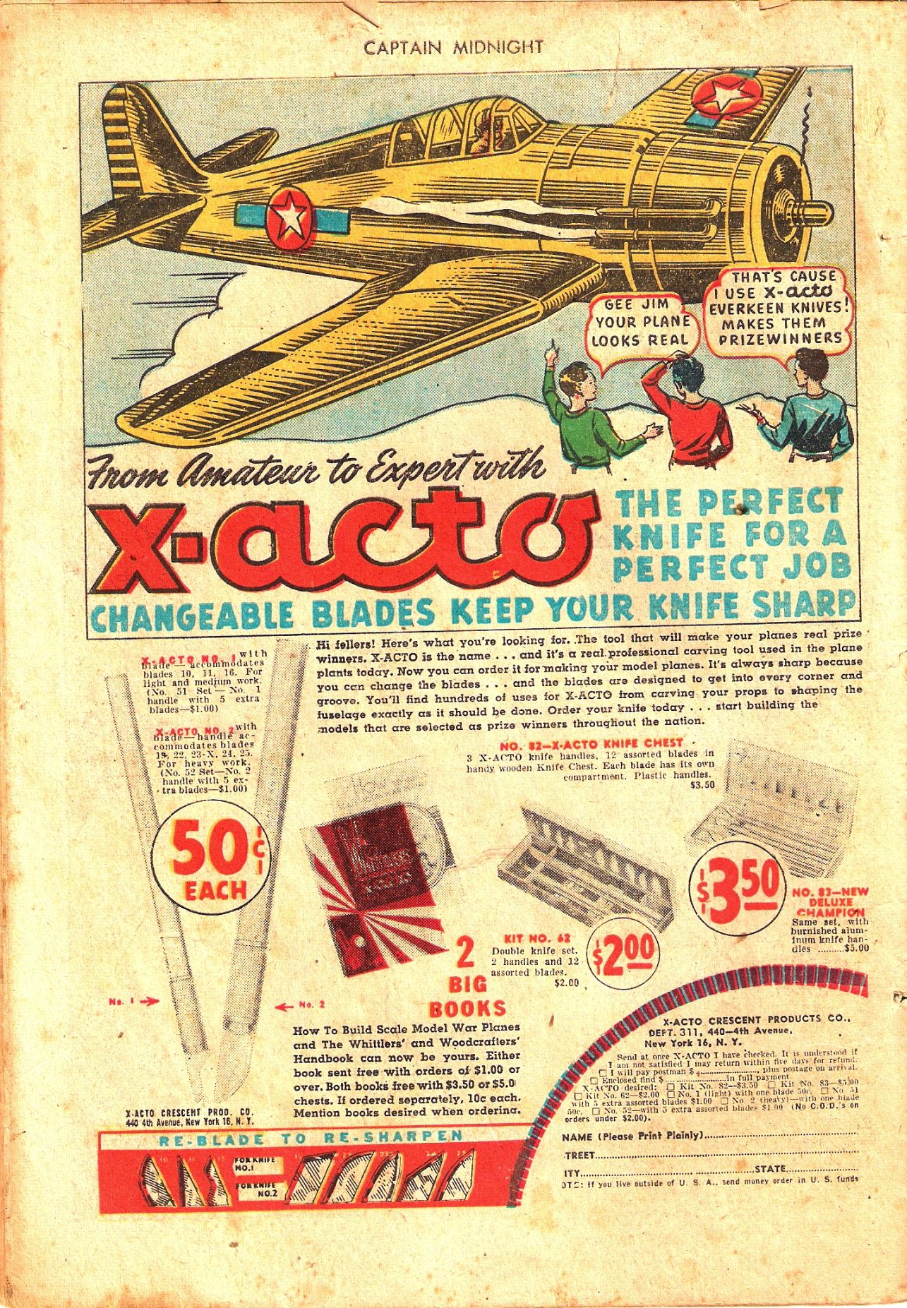 Read online Captain Midnight (1942) comic -  Issue #26 - 34