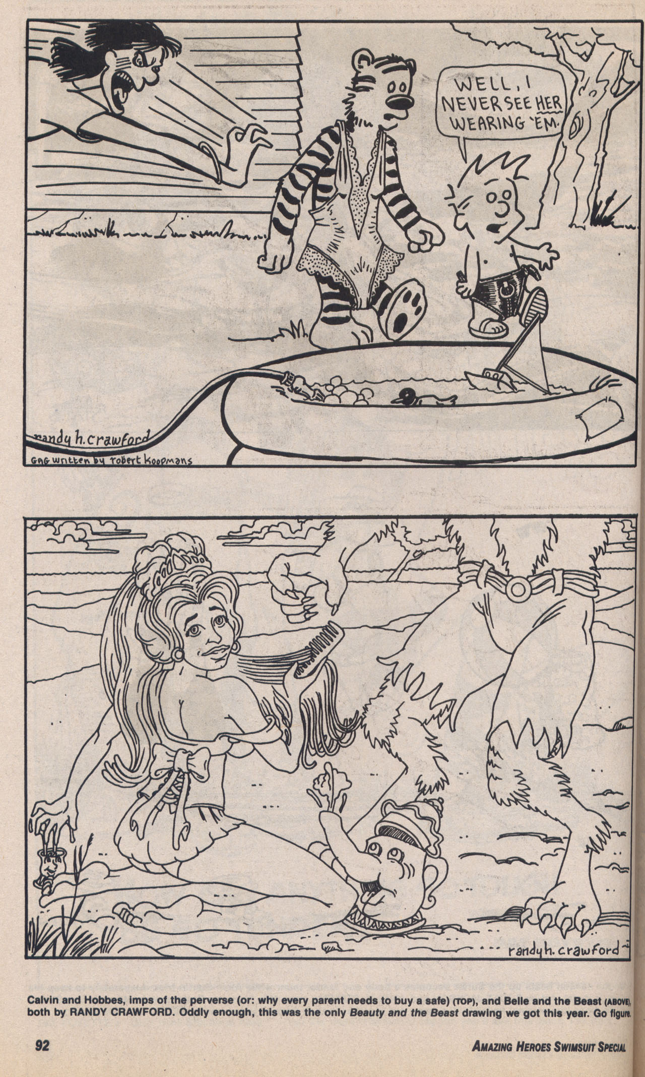 Read online Amazing Heroes Swimsuit Special comic -  Issue # TPB 3 - 91