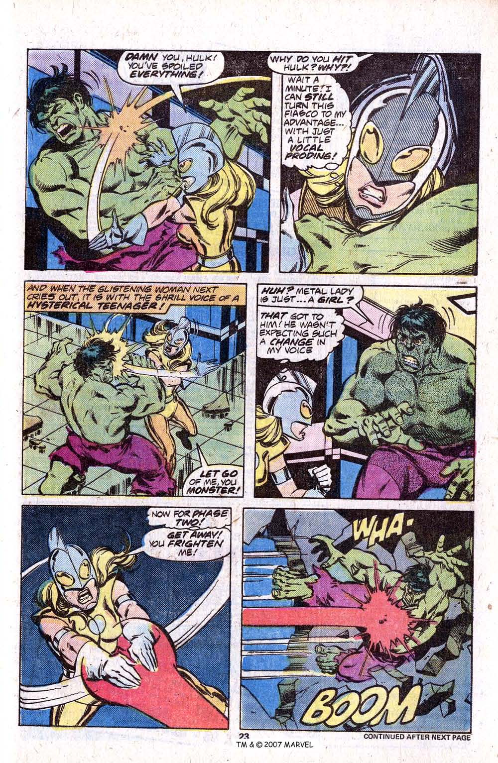 Read online The Incredible Hulk (1968) comic -  Issue #228 - 25