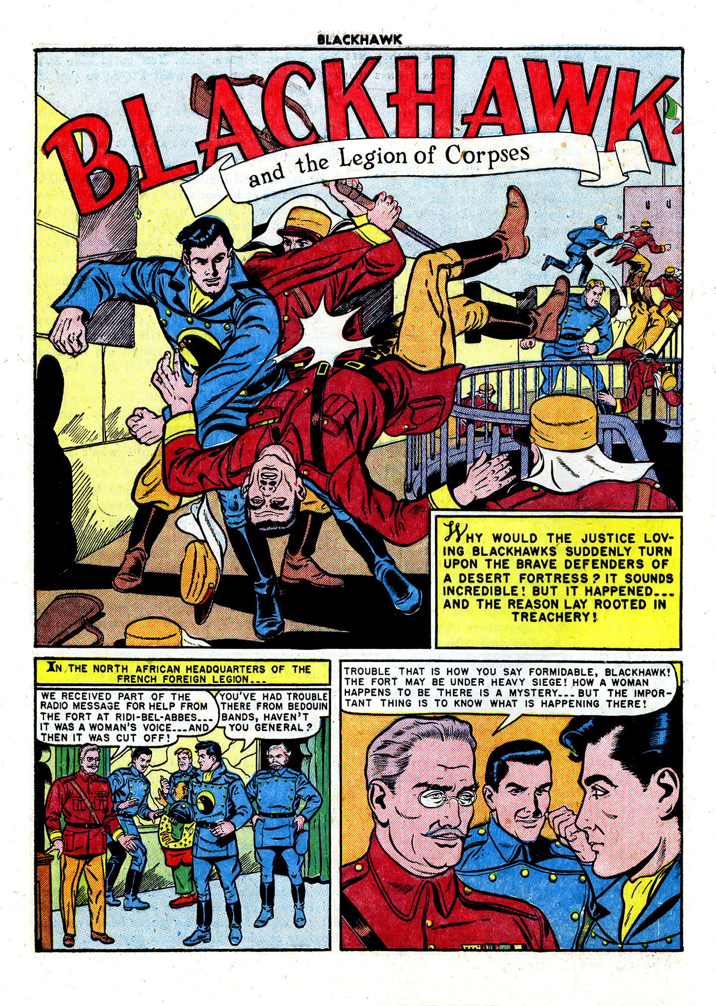 Read online Blackhawk (1957) comic -  Issue #36 - 42