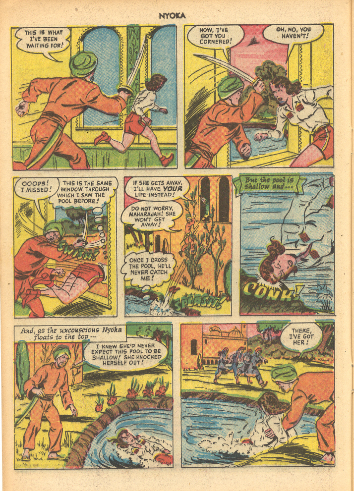 Read online Nyoka the Jungle Girl (1945) comic -  Issue #50 - 12