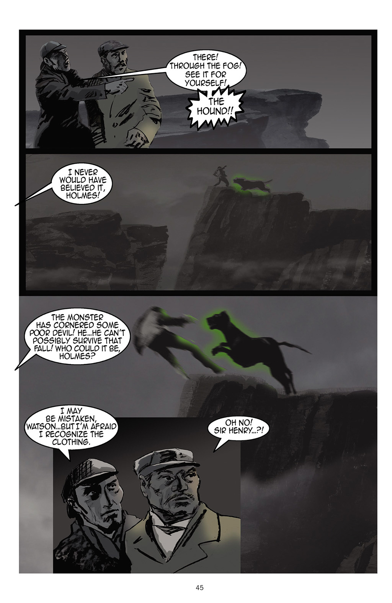 Read online The Hound of the Baskervilles comic -  Issue # TPB - 46