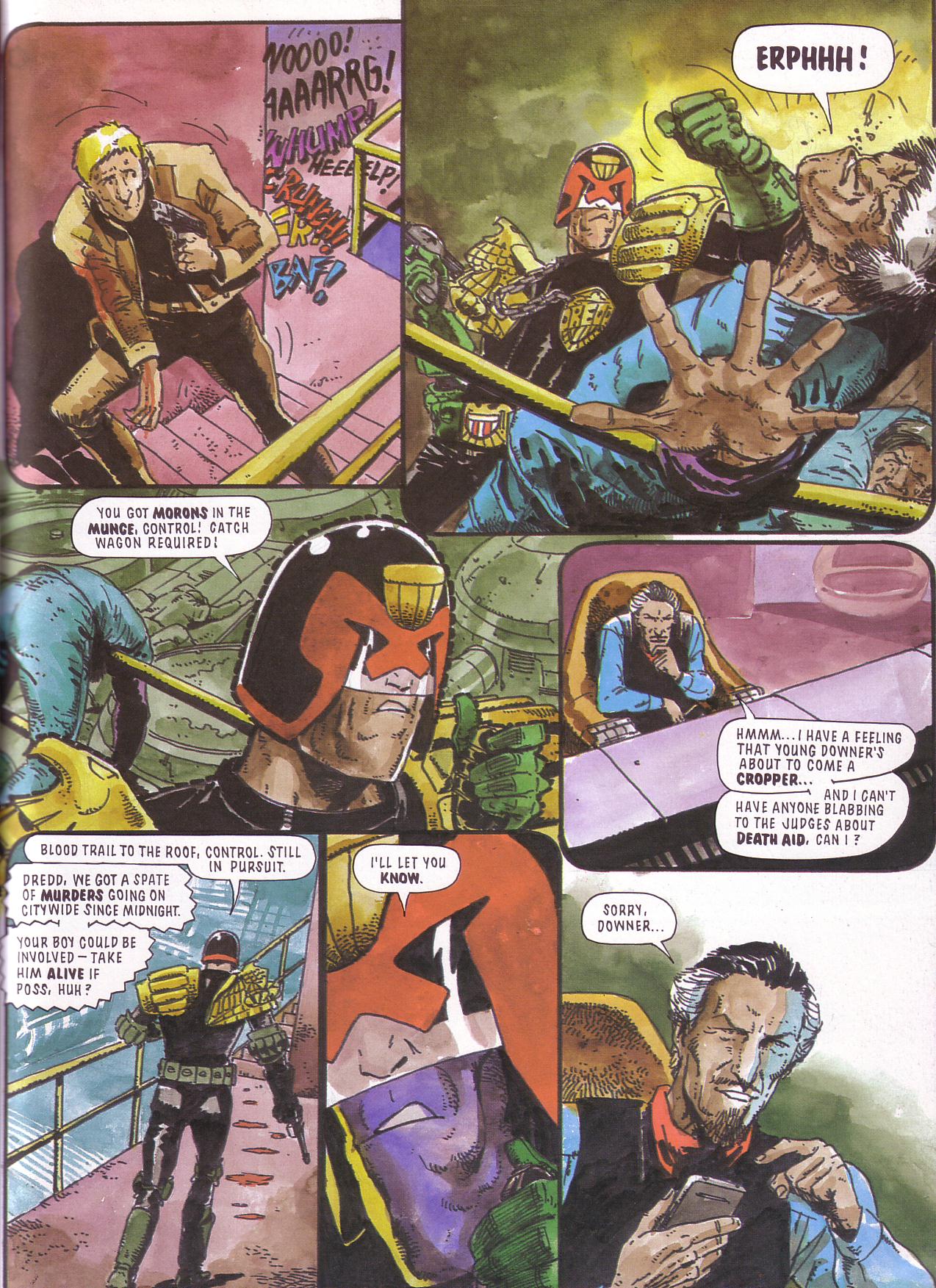 Read online Judge Dredd: Death Aid comic -  Issue # TPB - 21