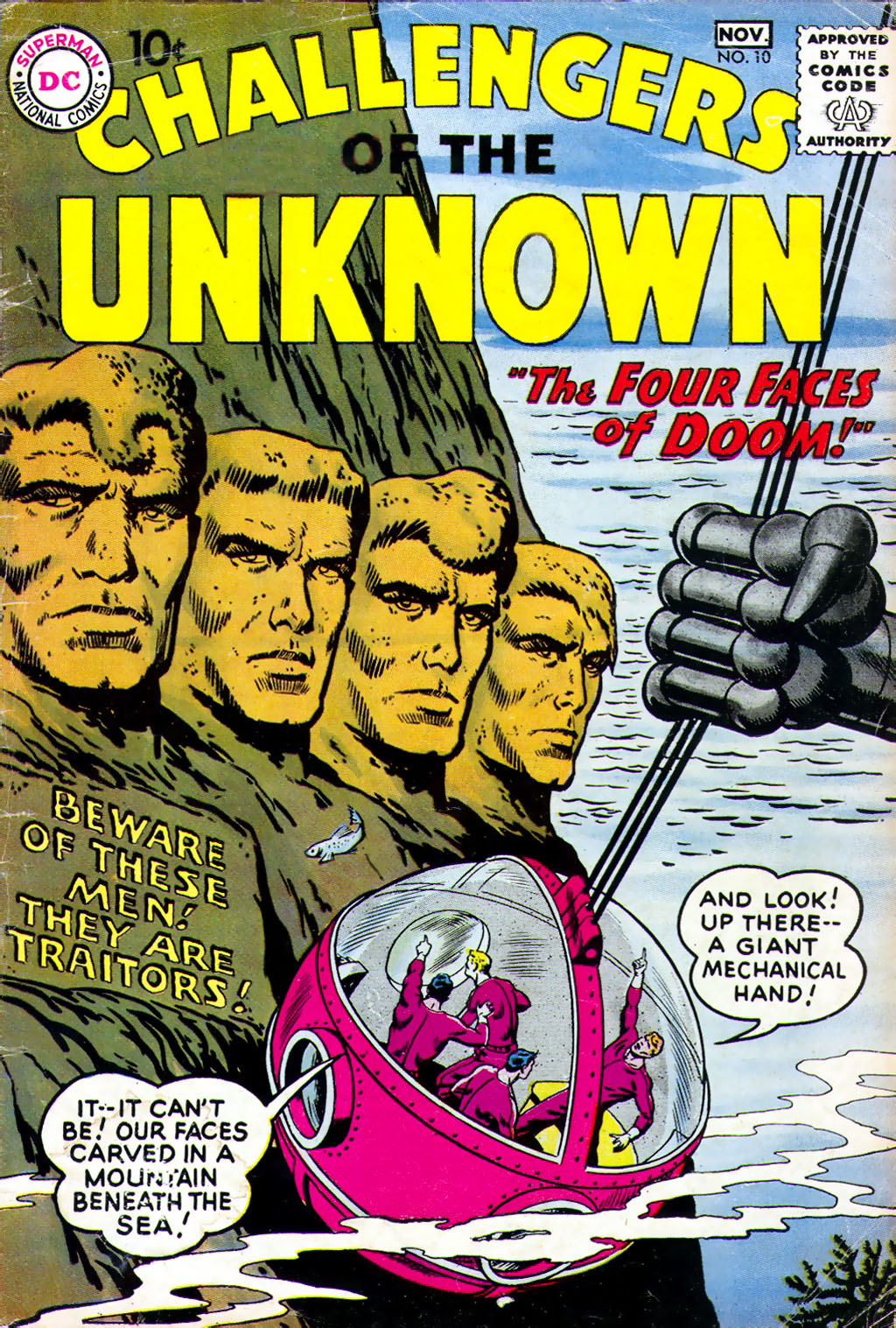 Read online Challengers of the Unknown (1958) comic -  Issue #10 - 1