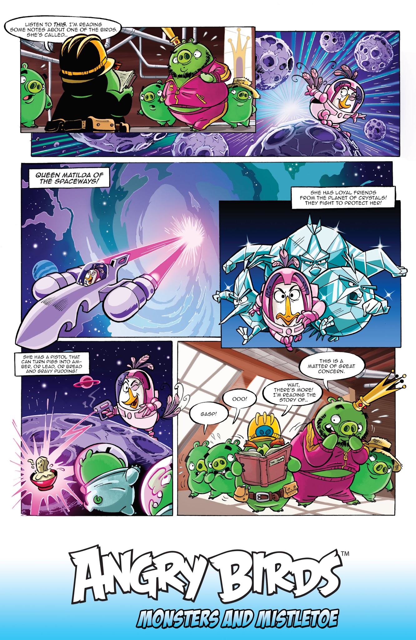Read online Angry Birds Comics Quarterly comic -  Issue # Issue Monsters and Mistletoe - 5