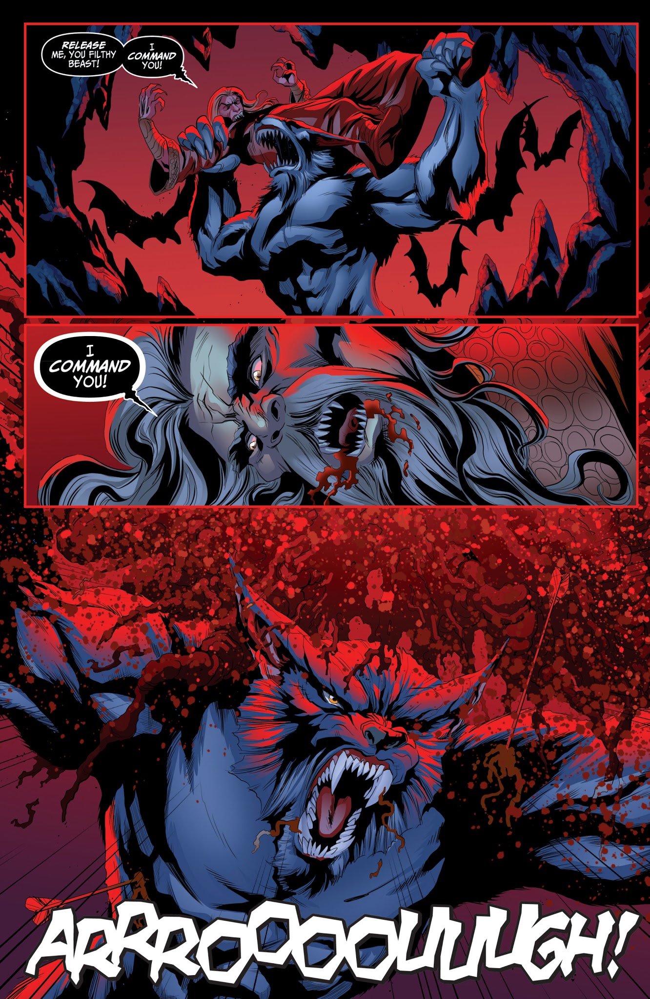 Read online Van Helsing vs. Werewolf comic -  Issue # _TPB 1 - 135