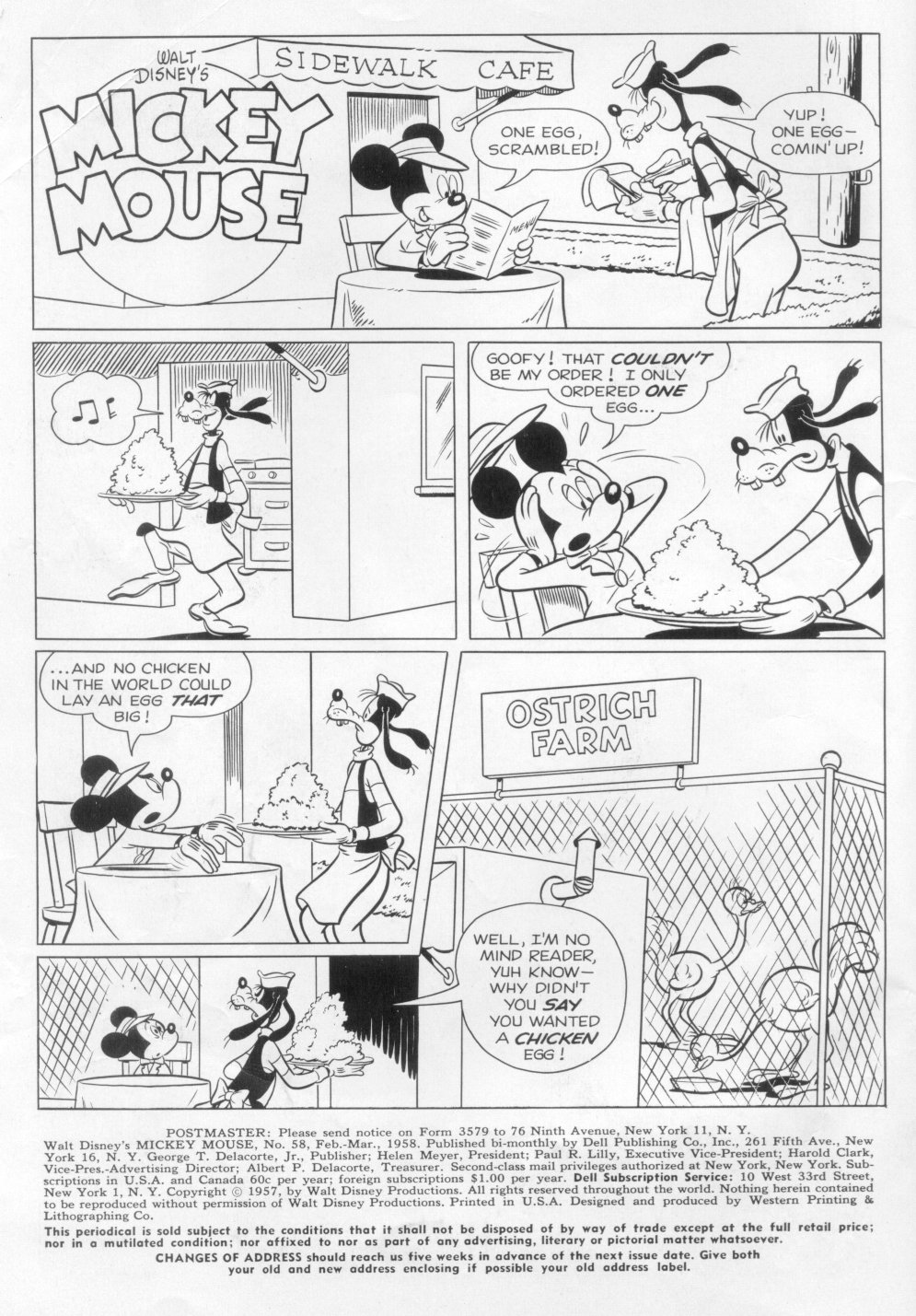 Read online Walt Disney's Mickey Mouse comic -  Issue #58 - 2