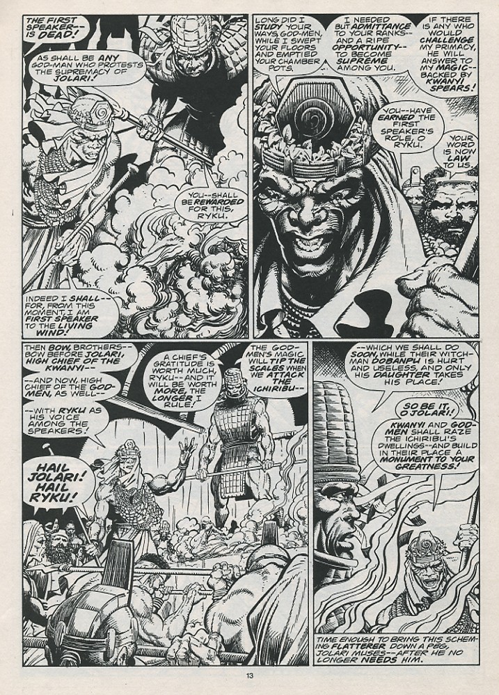 Read online The Savage Sword Of Conan comic -  Issue #215 - 15