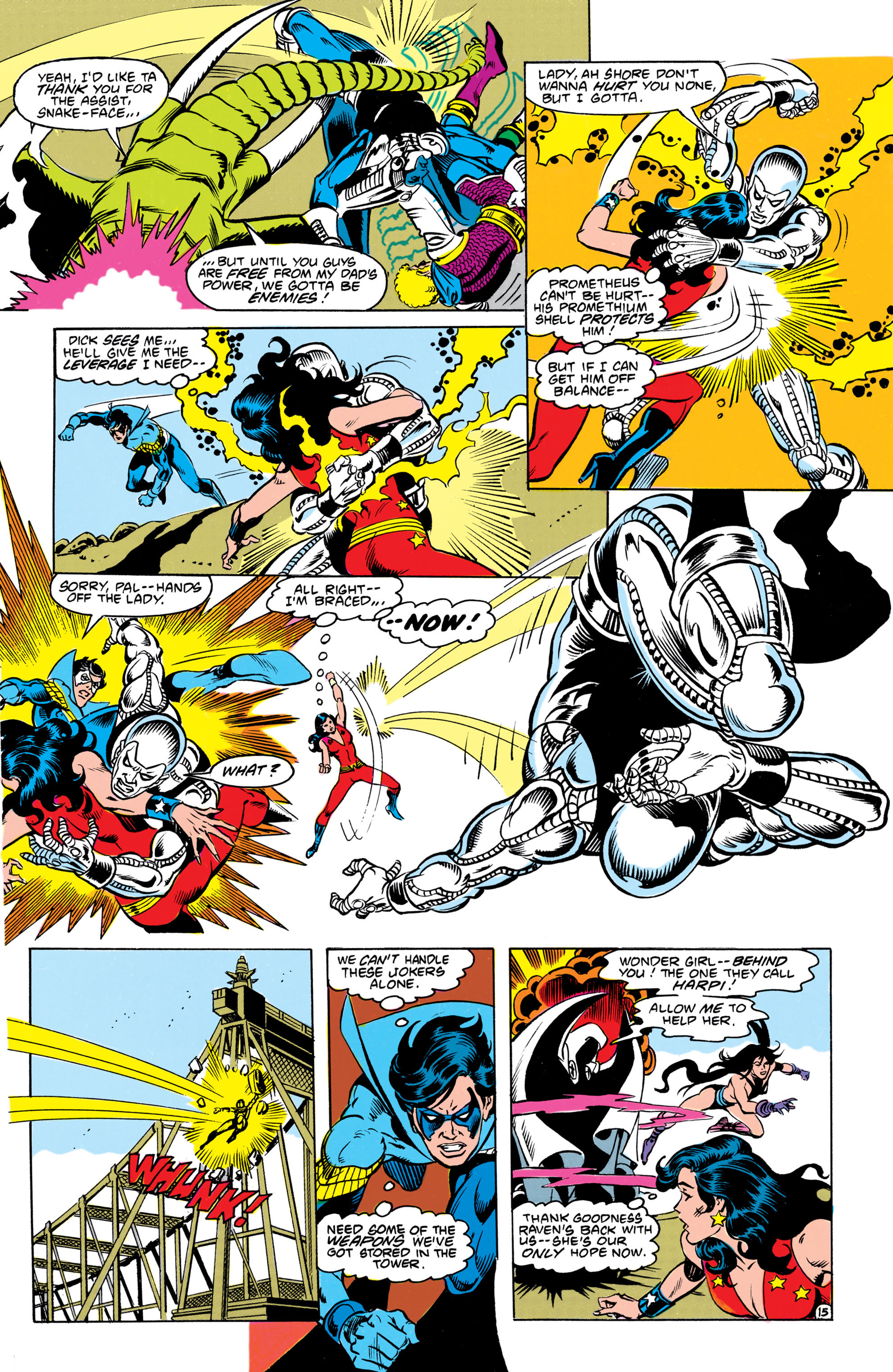Read online The New Teen Titans (1984) comic -  Issue #34 - 16