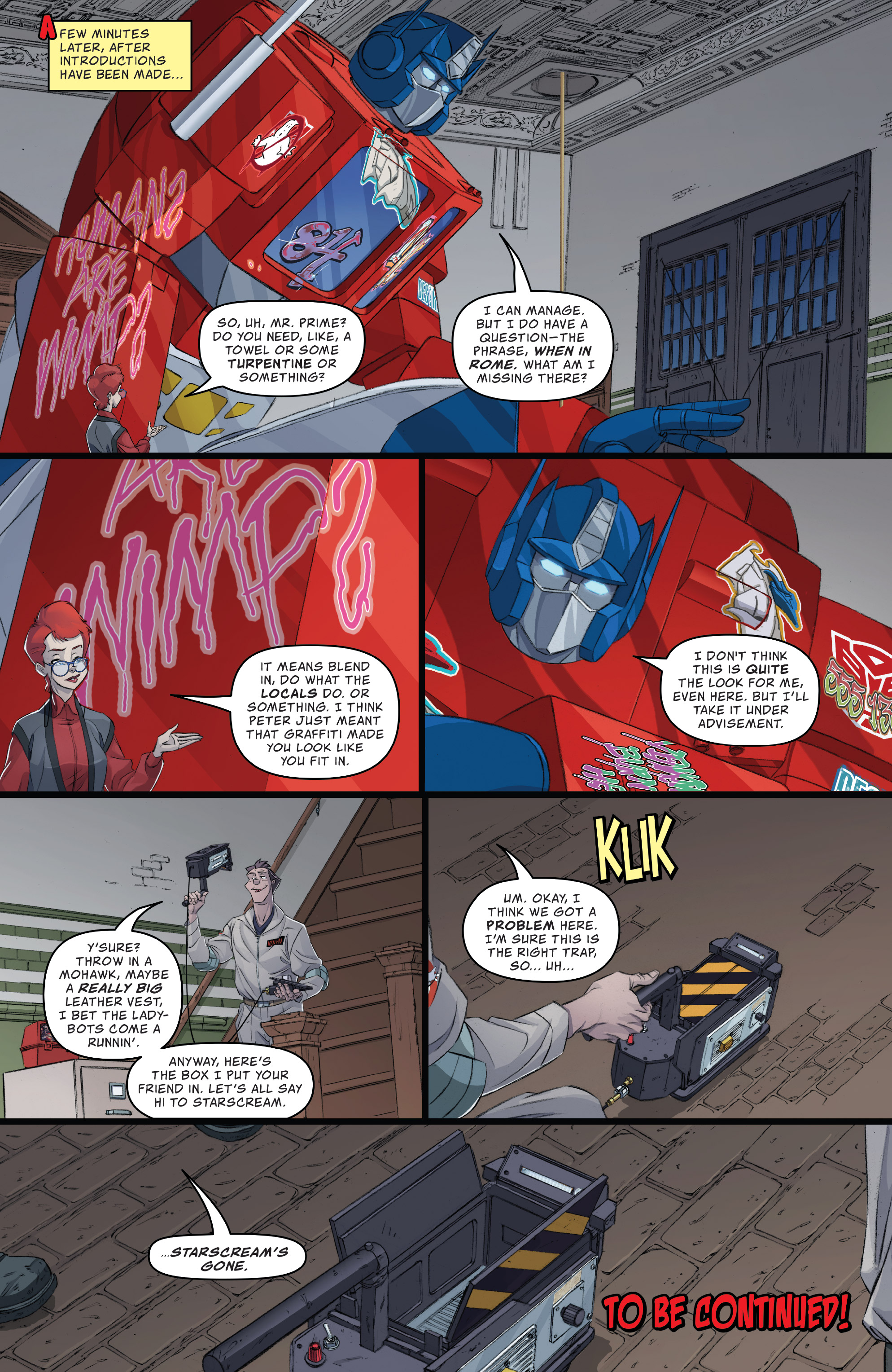 Read online Transformers/Ghostbusters comic -  Issue #3 - 24