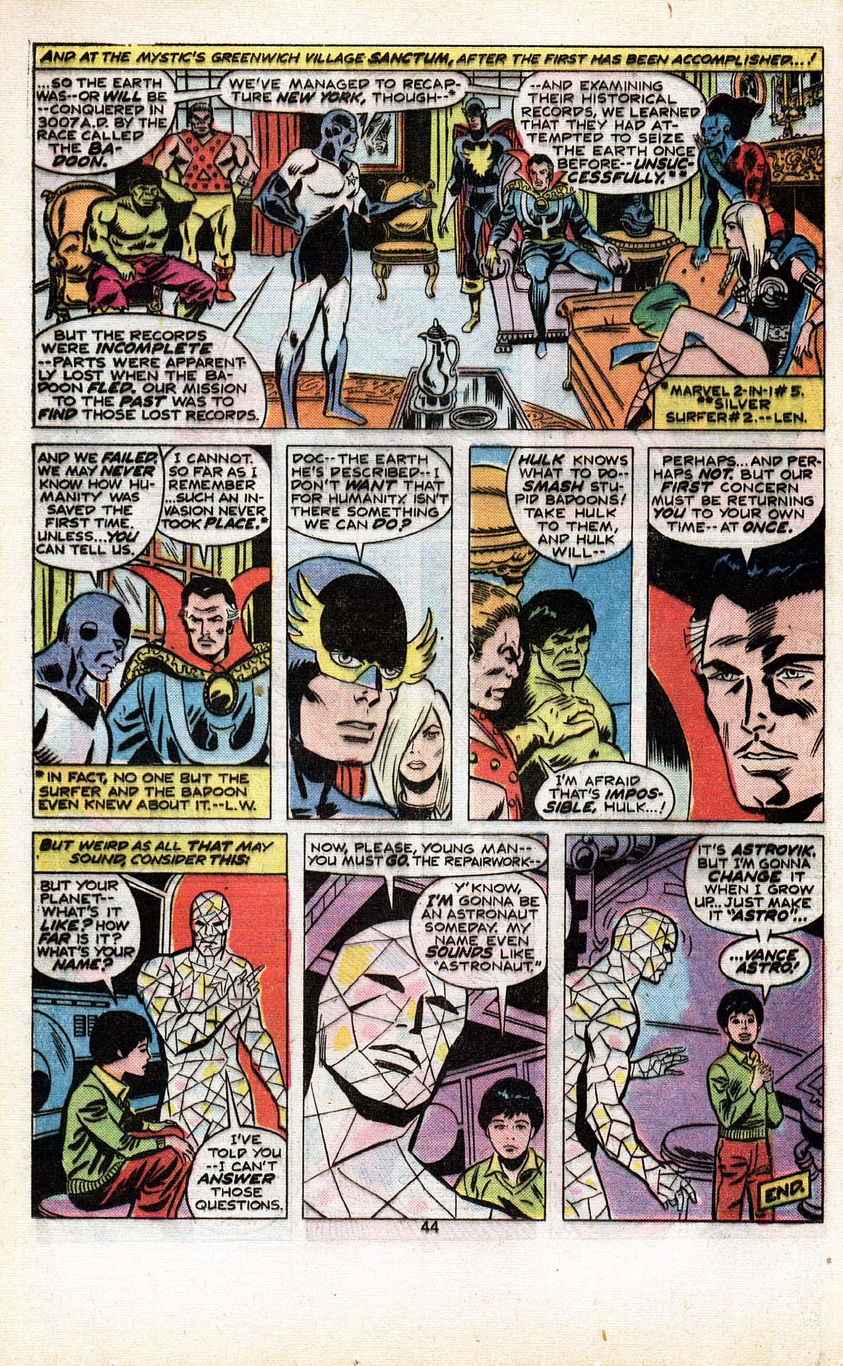 Read online Giant-Size Defenders comic -  Issue #5 - 46