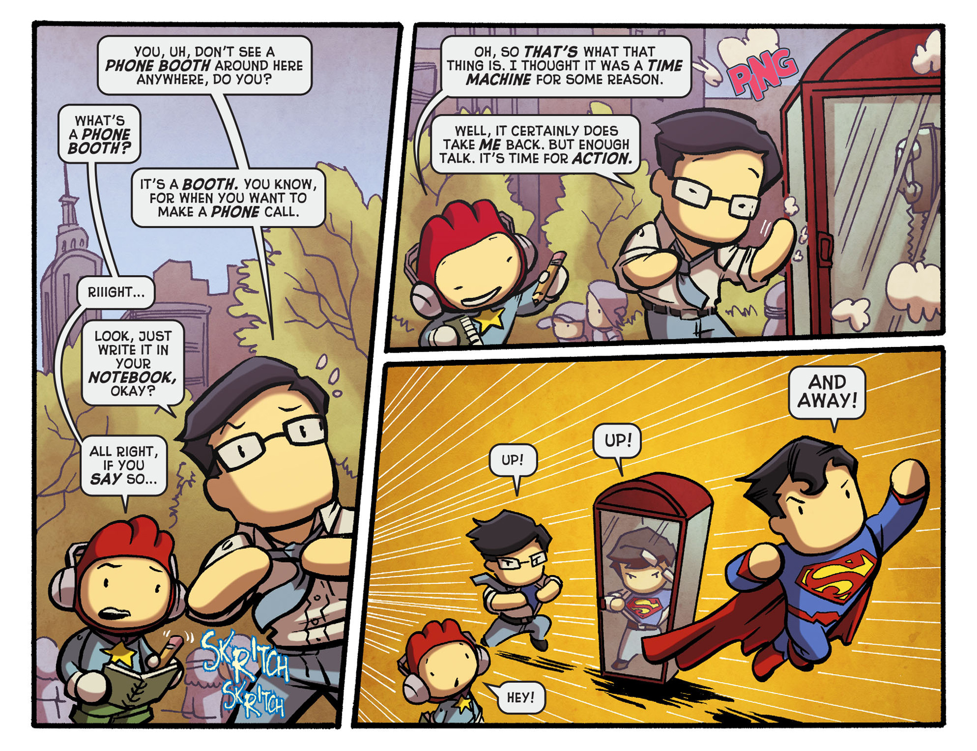 Read online Scribblenauts Unmasked: A Crisis of Imagination comic -  Issue #3 - 10