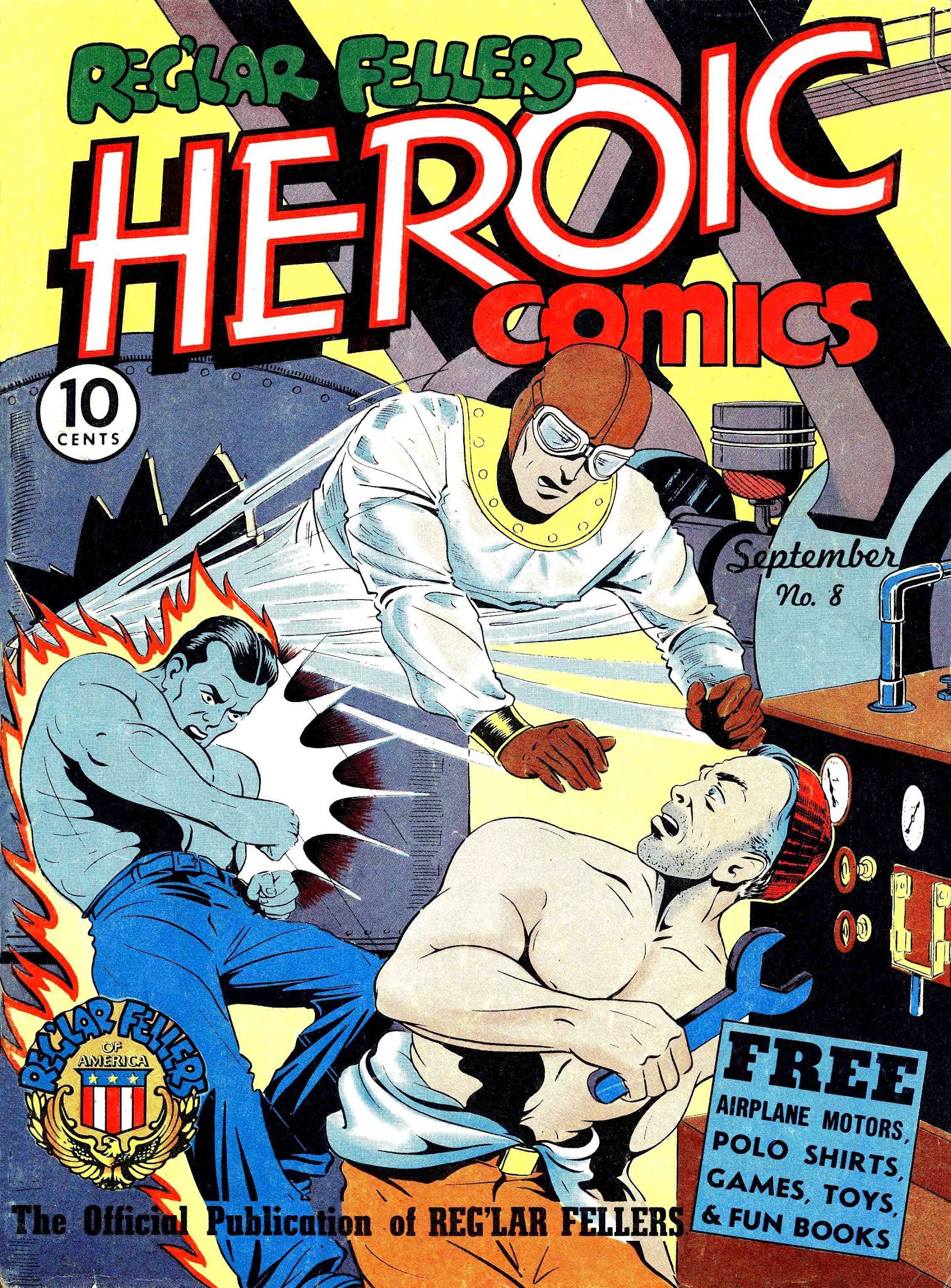Read online Reg'lar Fellers Heroic Comics comic -  Issue #8 - 2