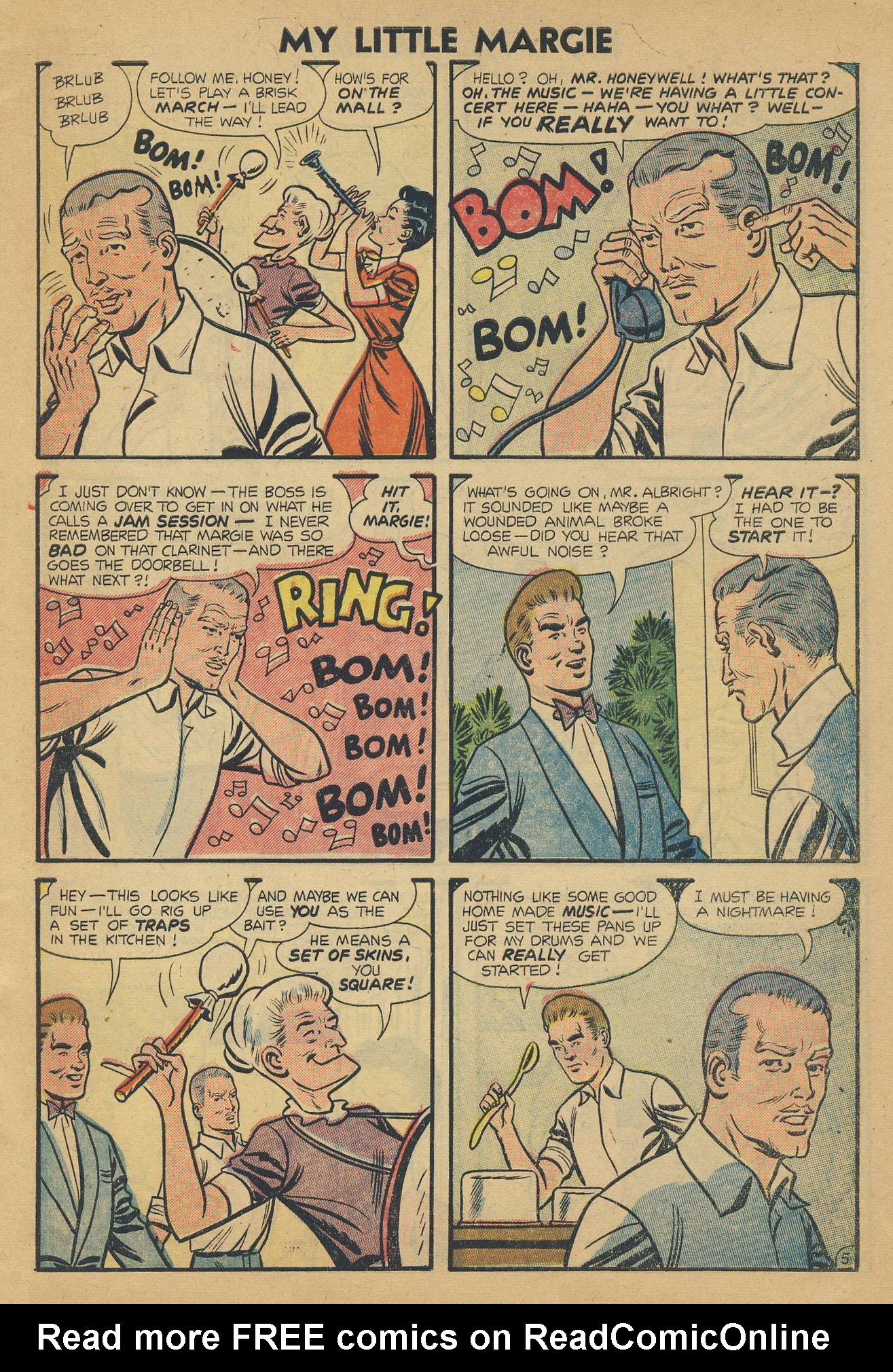 Read online My Little Margie (1954) comic -  Issue #4 - 7