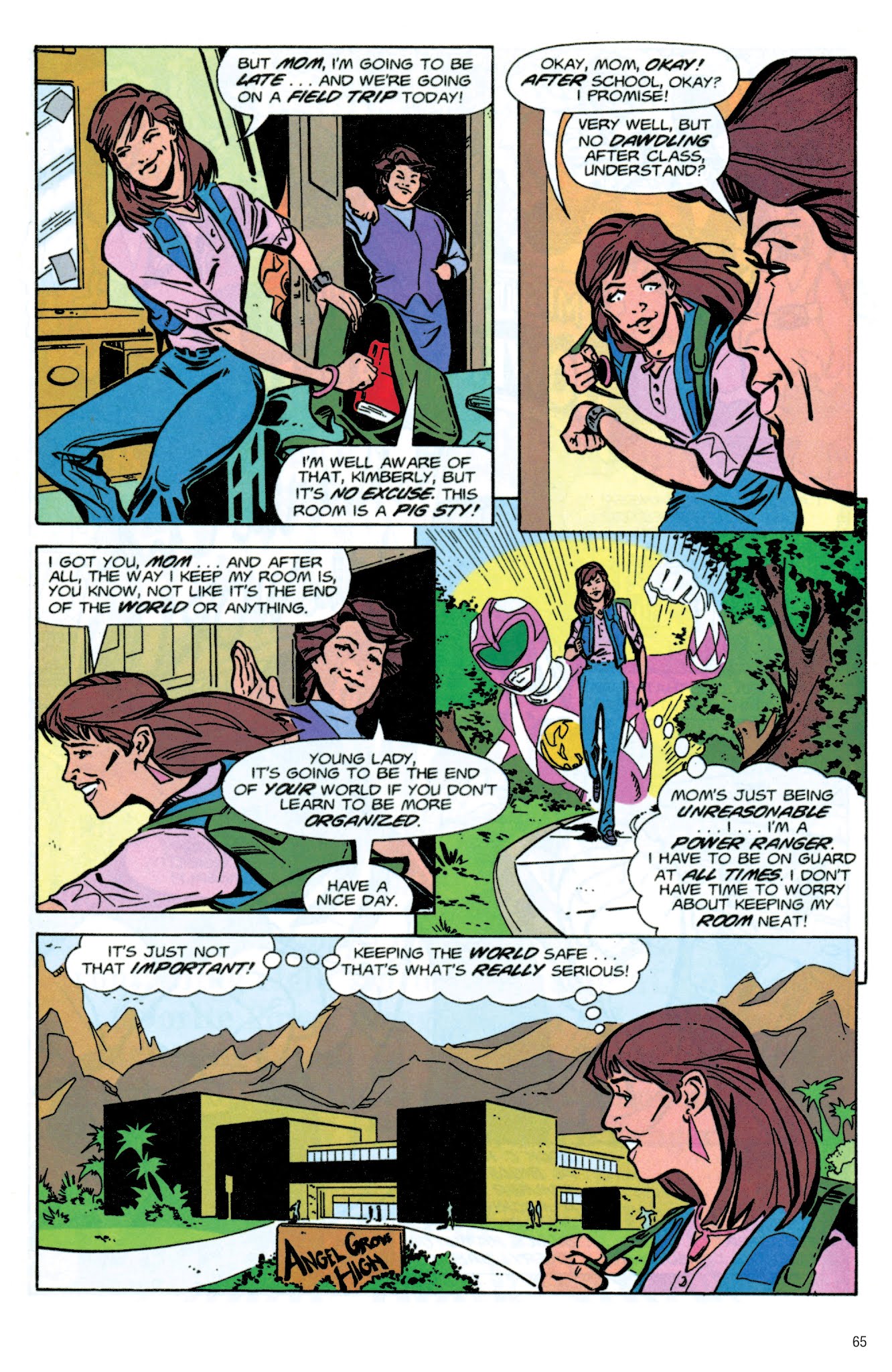 Read online Mighty Morphin Power Rangers Archive comic -  Issue # TPB 1 (Part 1) - 65