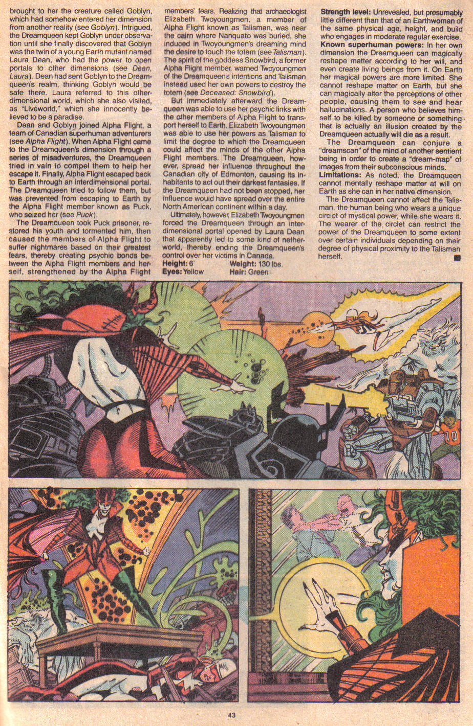 Read online The Official Handbook of the Marvel Universe: Update '89 comic -  Issue #2 - 45