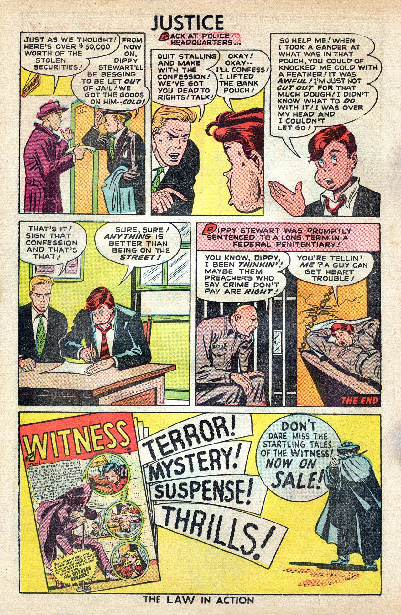 Read online Justice Comics (1948) comic -  Issue #7 - 12