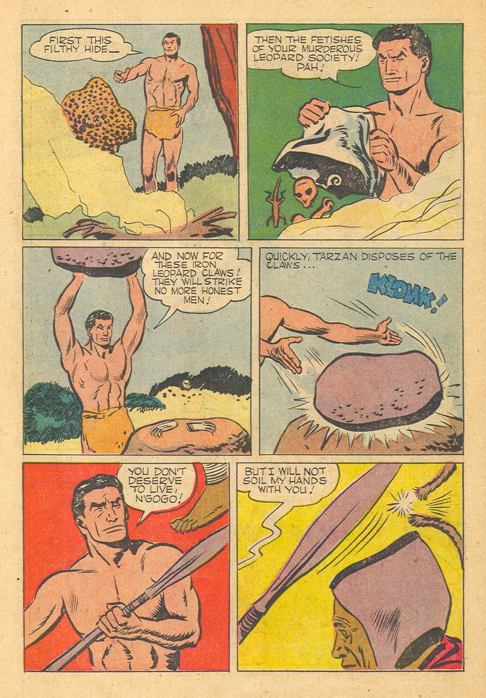 Read online Tarzan (1948) comic -  Issue #113 - 6