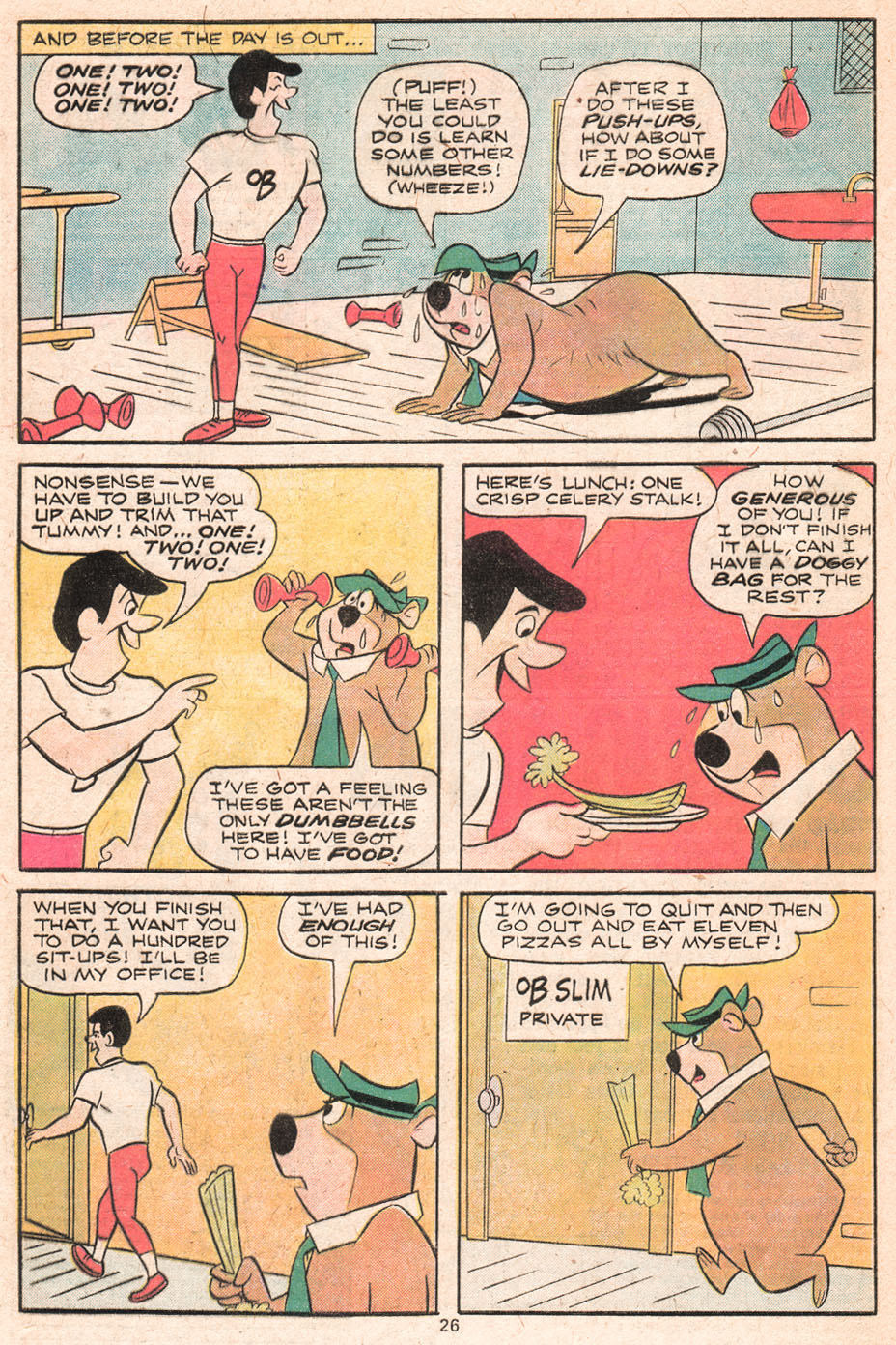 Read online Yogi Bear comic -  Issue #4 - 28