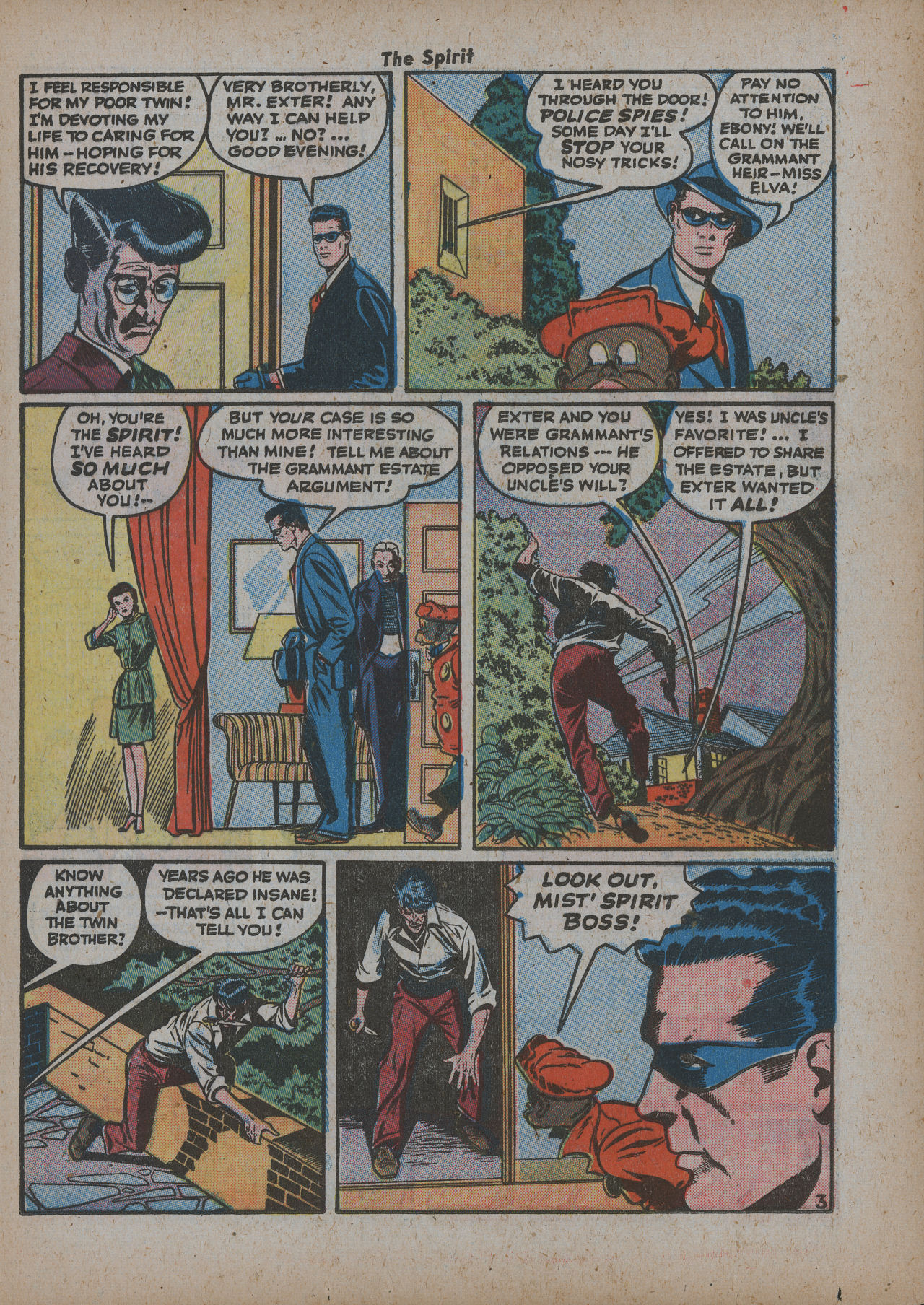 Read online The Spirit (1944) comic -  Issue #13 - 29