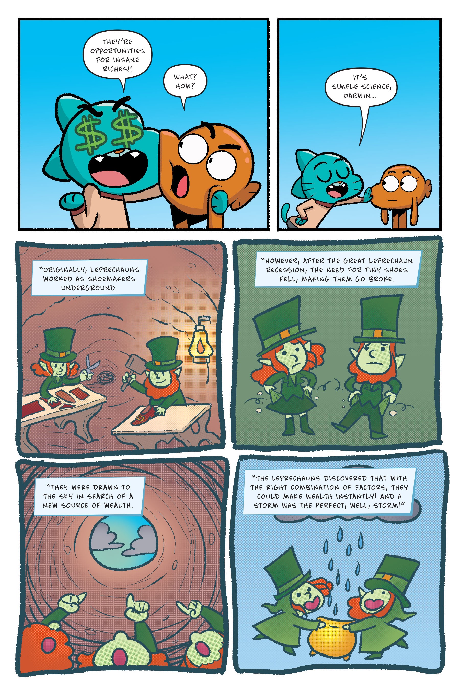 Read online The Amazing World of Gumball: The Storm comic -  Issue # TPB - 127