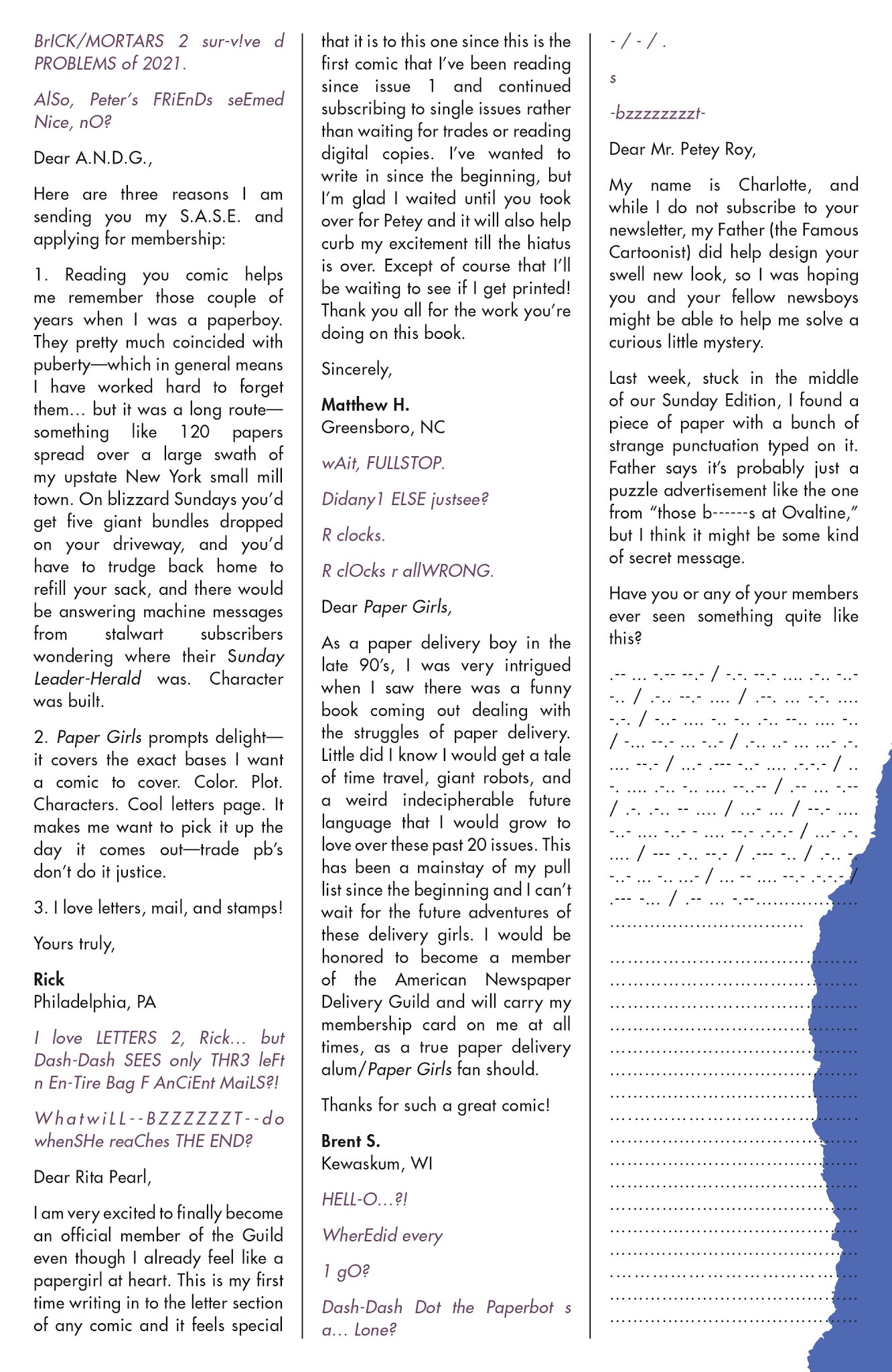 Read online Paper Girls comic -  Issue #25 - 33