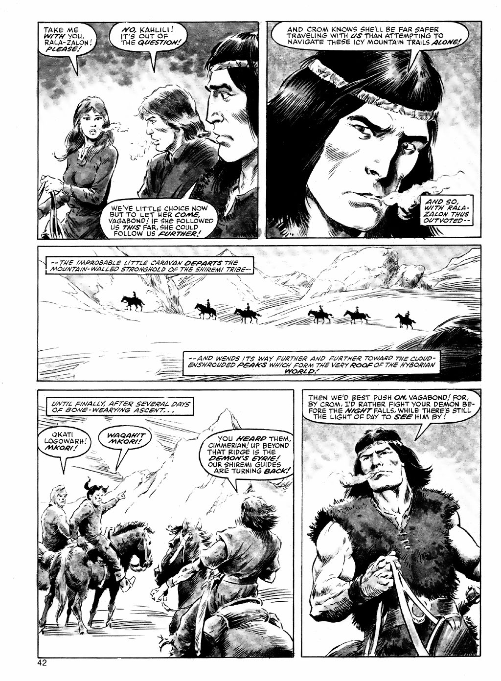 Read online The Savage Sword Of Conan comic -  Issue #84 - 42