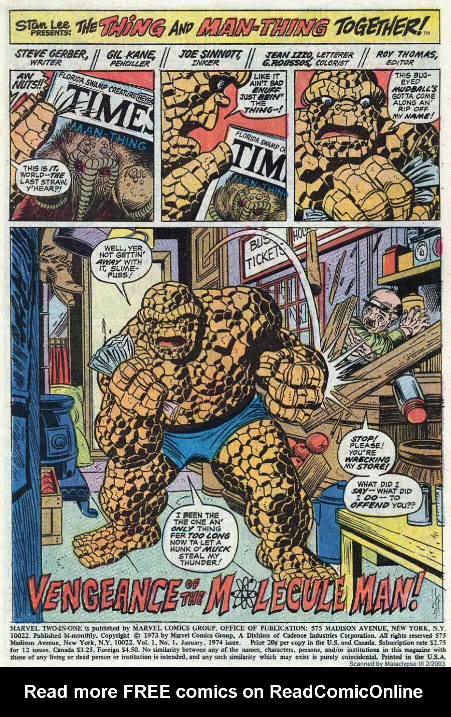 Marvel Two-In-One (1974) issue 1 - Page 2