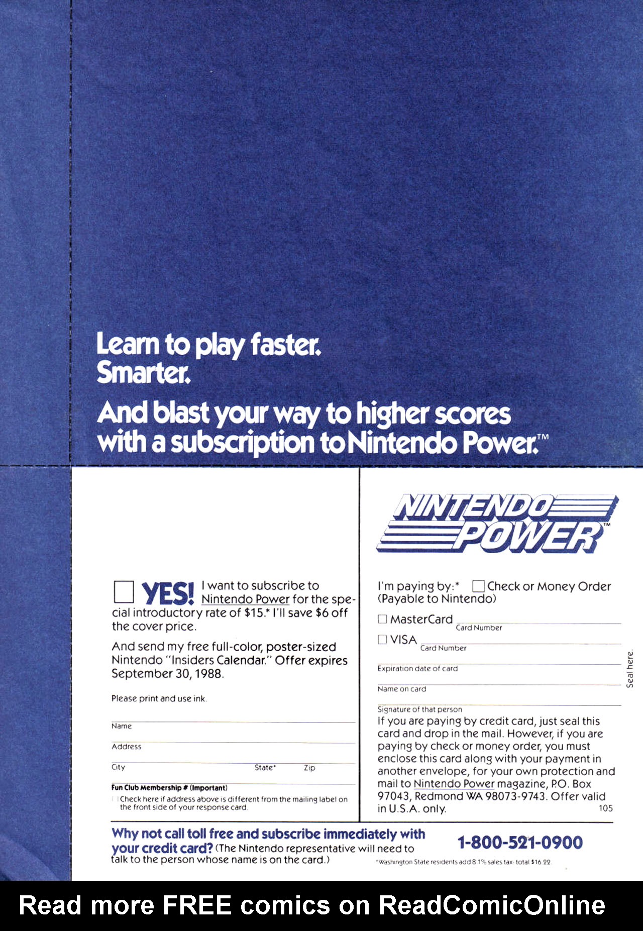 Read online Nintendo Power comic -  Issue #1 - 111