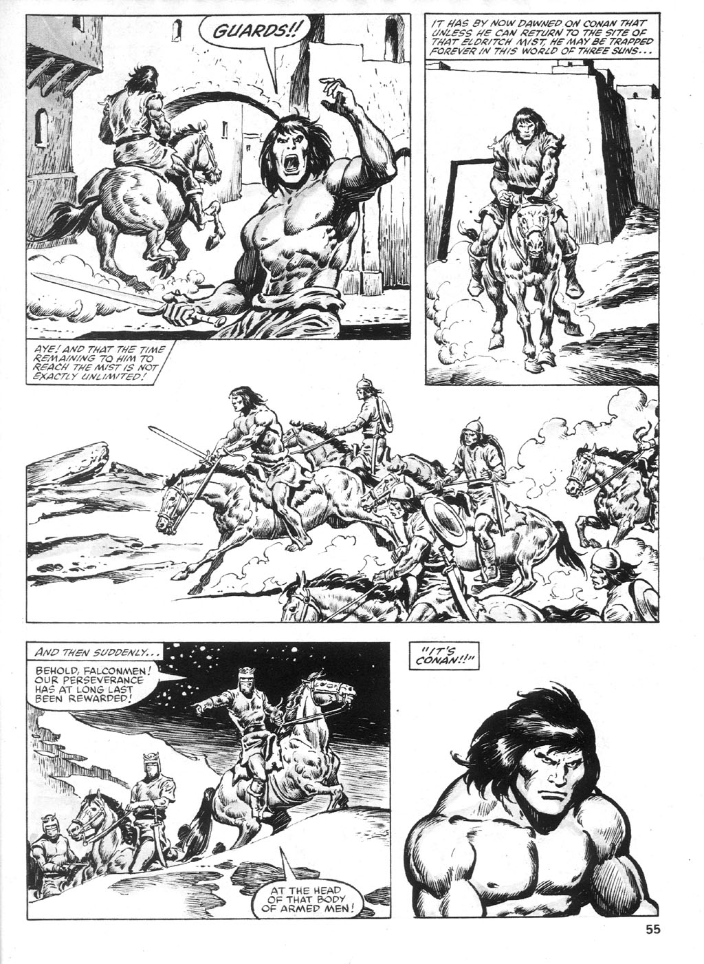 Read online The Savage Sword Of Conan comic -  Issue #93 - 55