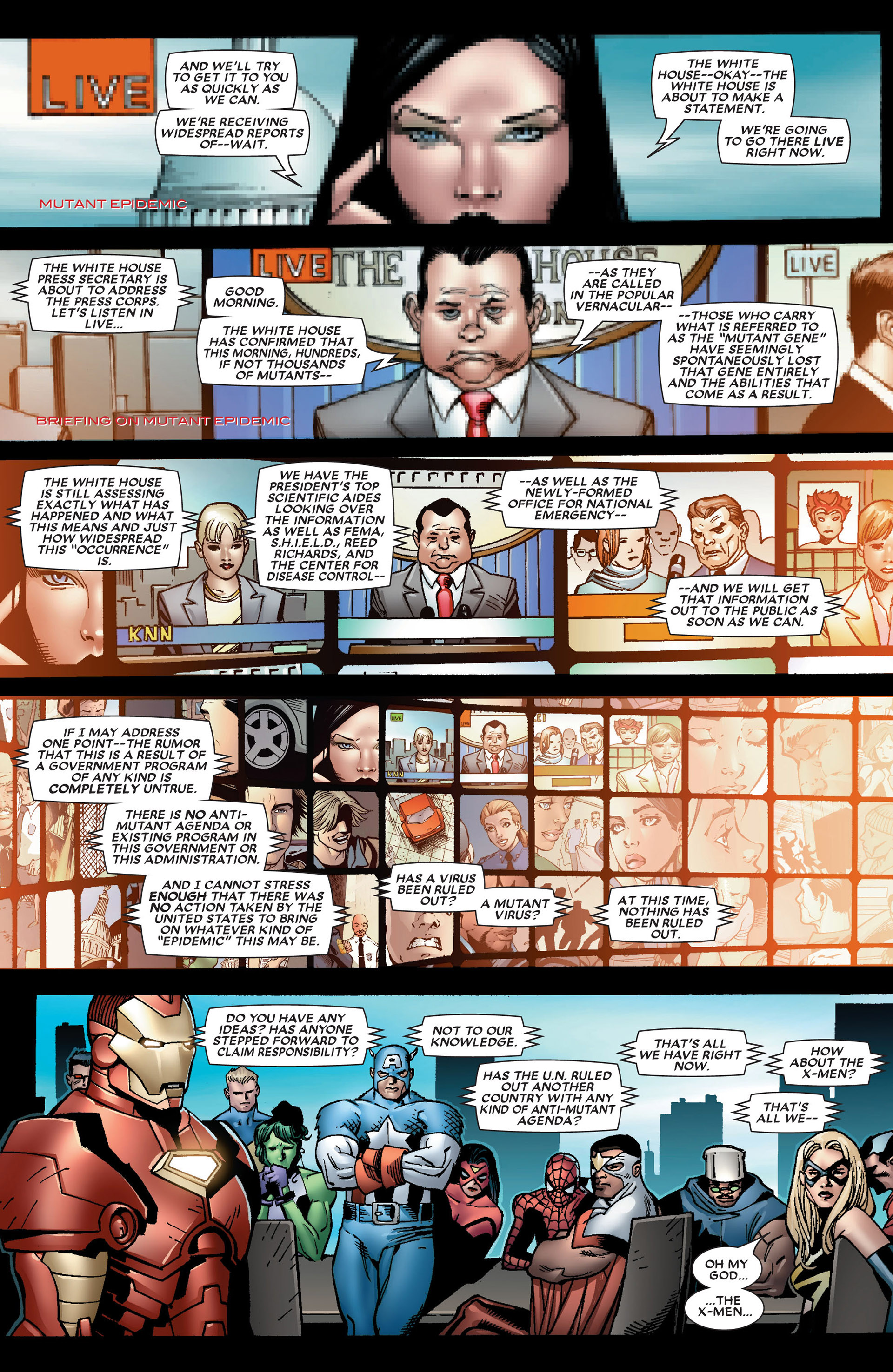 Read online House of M (2005) comic -  Issue #8 - 16