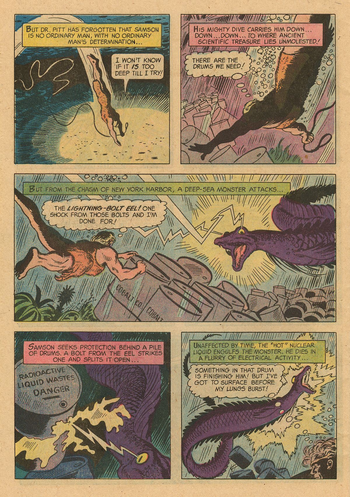 Read online Mighty Samson (1964) comic -  Issue #32 - 30