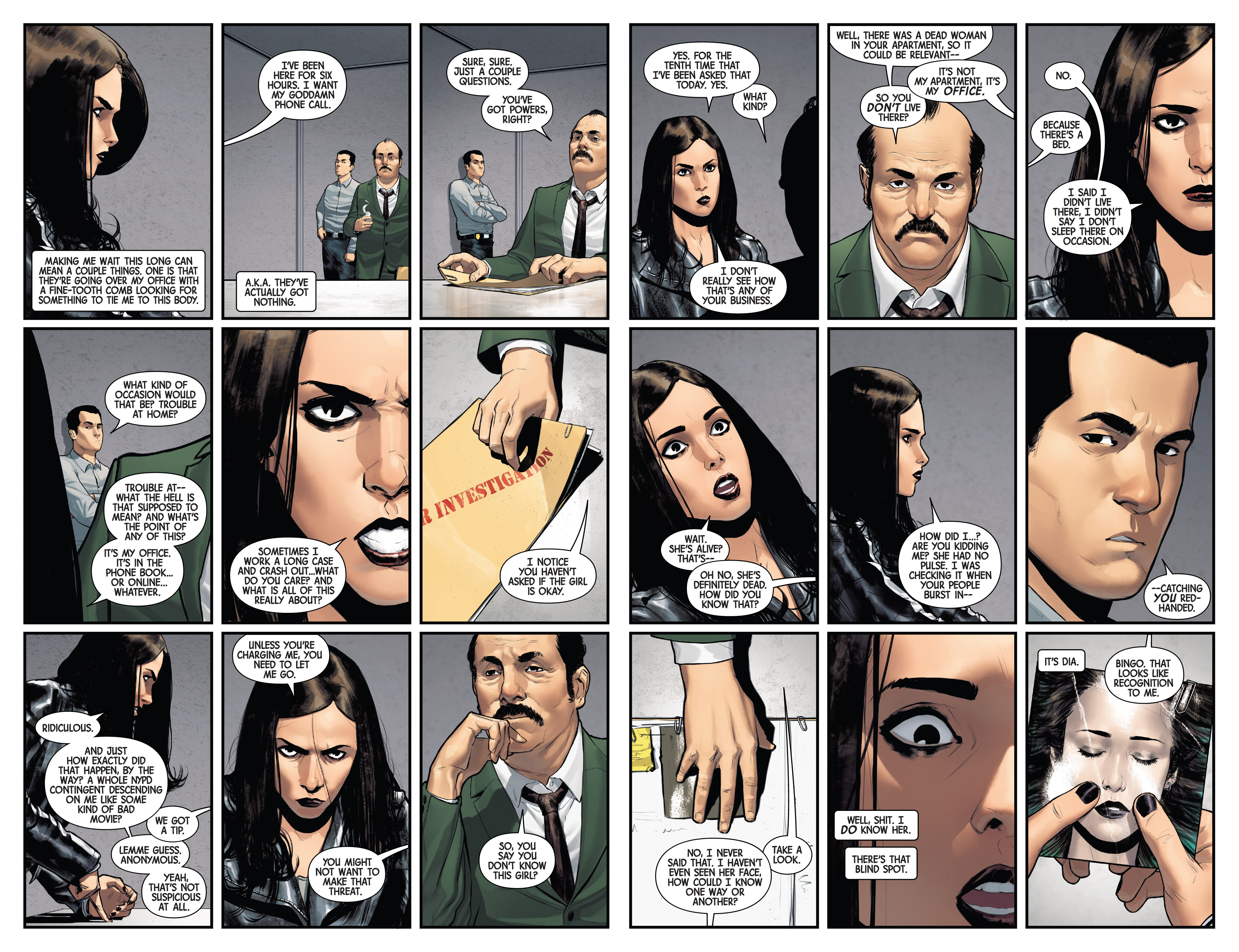 Read online Jessica Jones: Blind Spot comic -  Issue #1 - 11